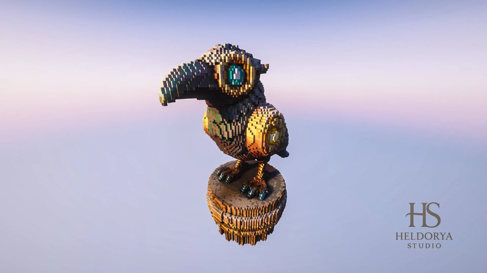 Futuristic Statue - Bird - Image 3