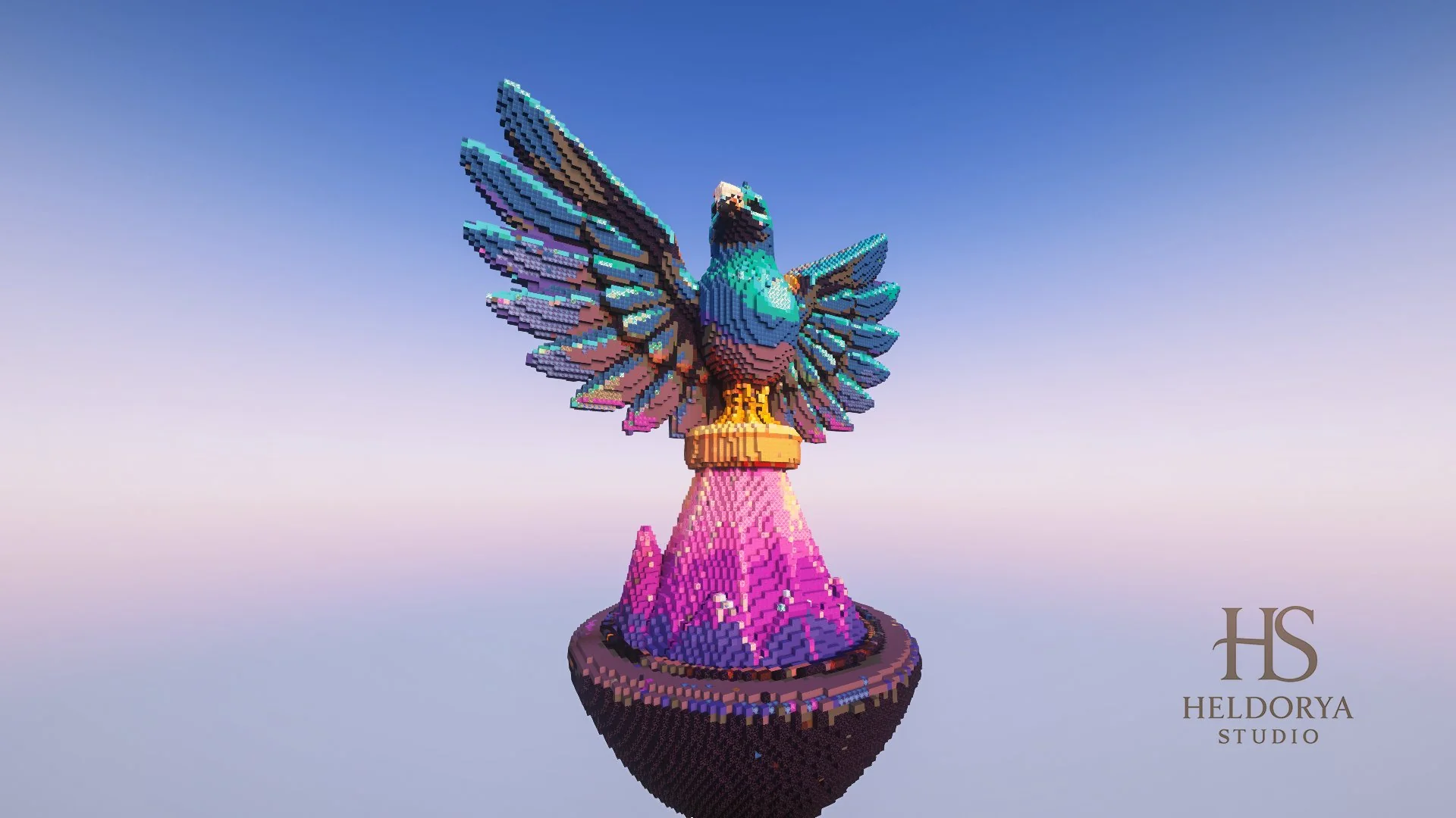 Futuristic Statue - Bird - Image 4