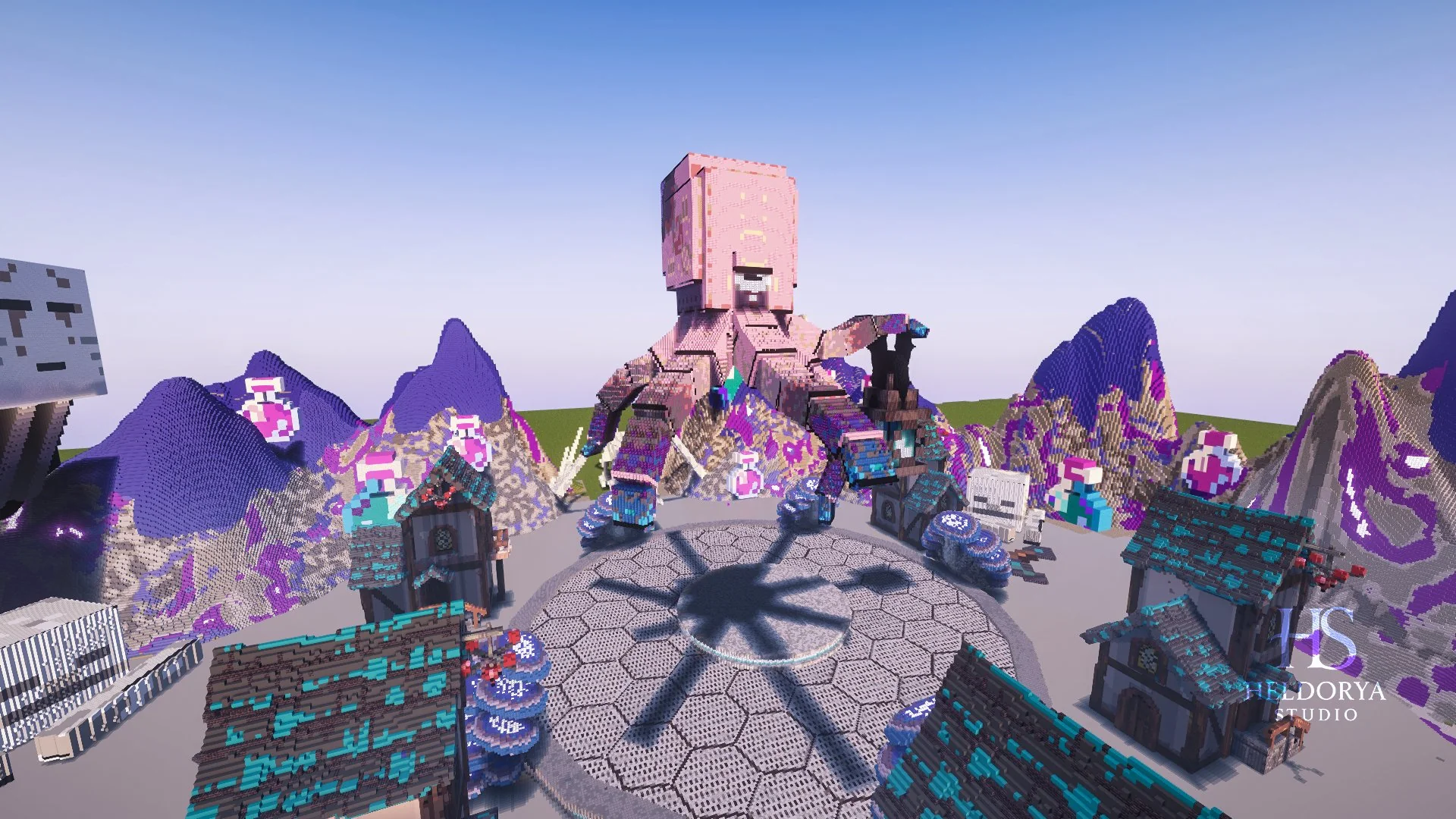 Giant Octopus Purple Monument Arena - Image 2