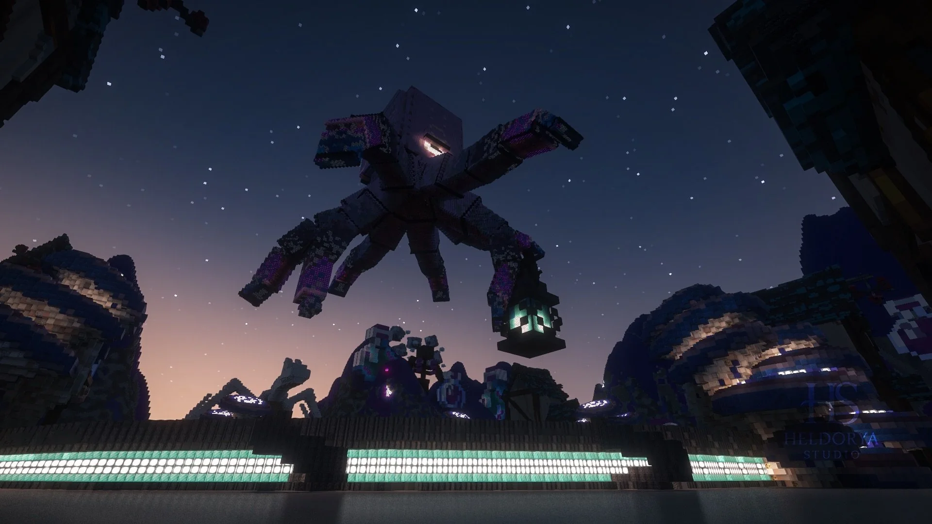 Giant Octopus Purple Monument Arena - Image 8