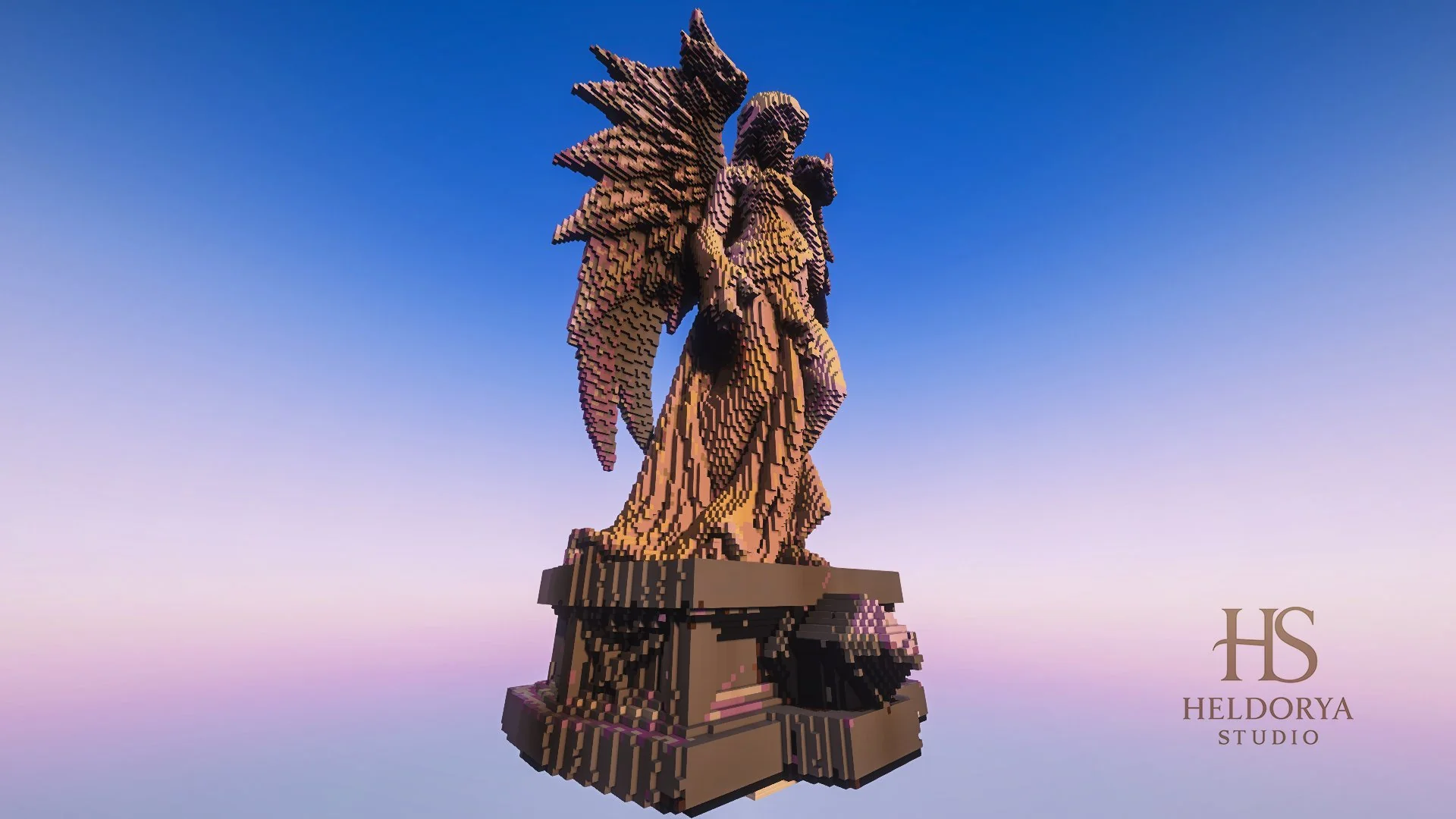 Gothic Angel Statue - Dark - Image 2