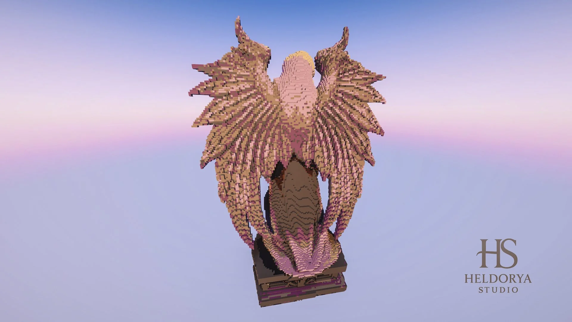 Gothic Angel Statue - Dark - Image 3
