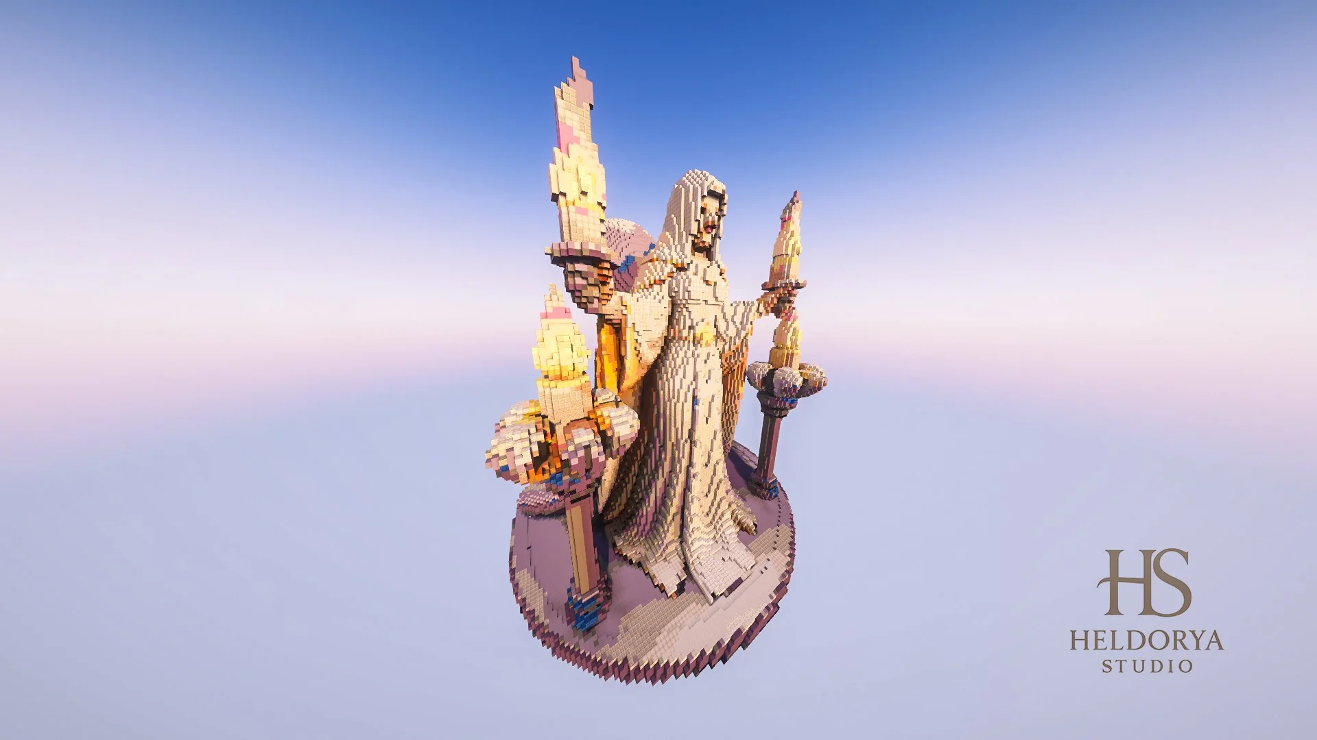 Gothic Woman Statue - Altar - Image 2