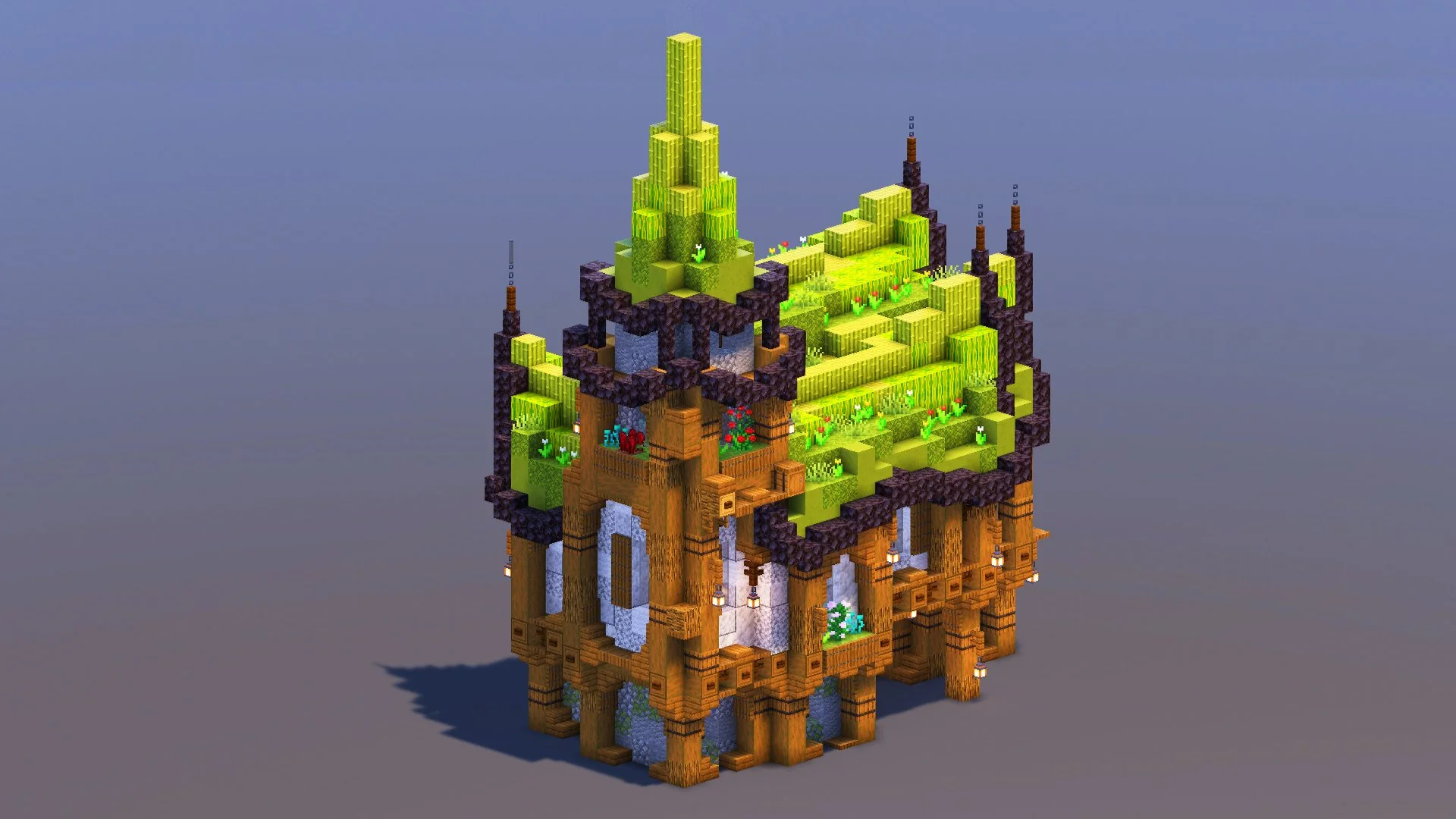 Green Medieval Fantasy House - Image 2