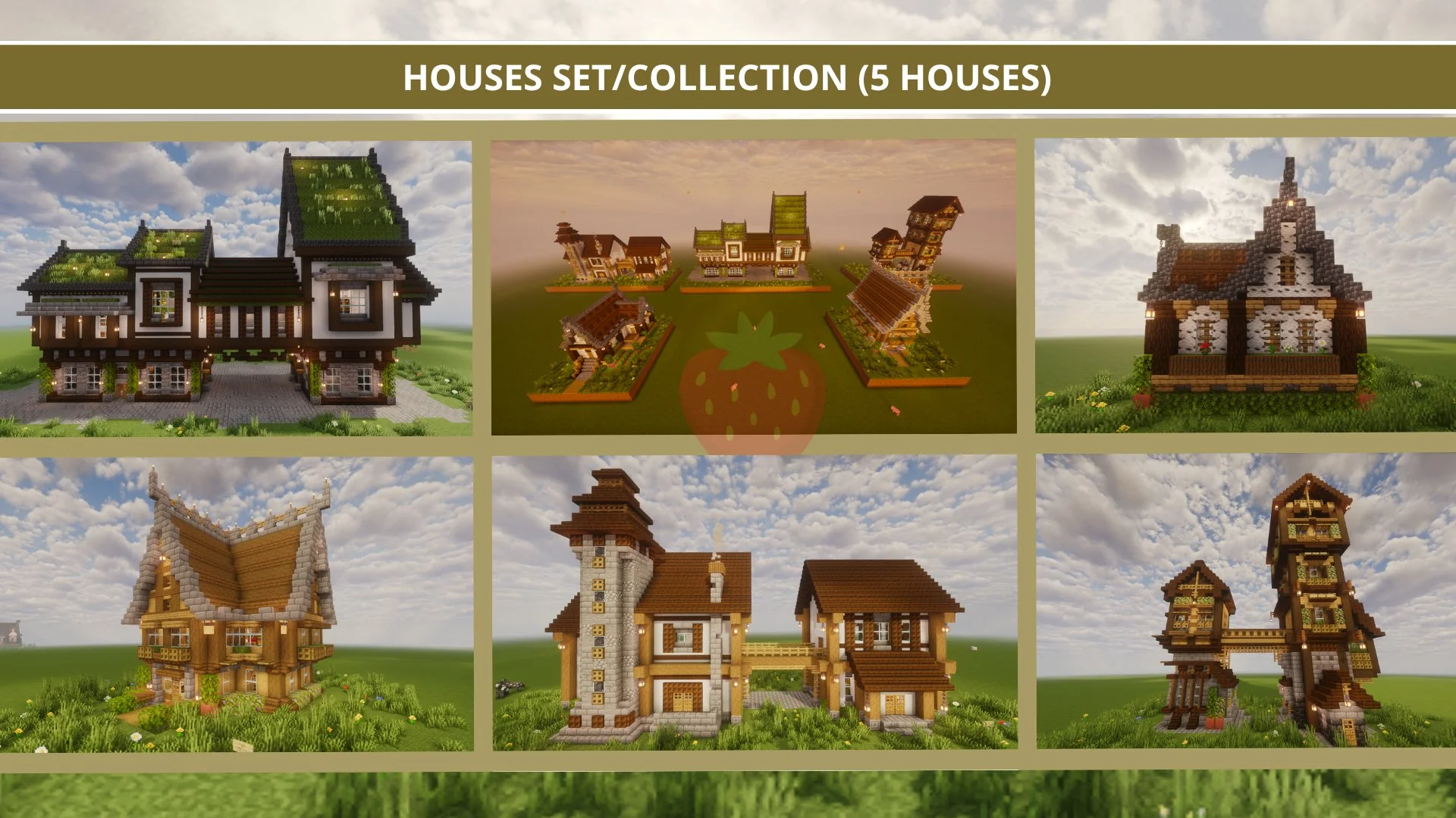 Houses Set/Collection (5 Houses) - Semi-Furnished - Image 6