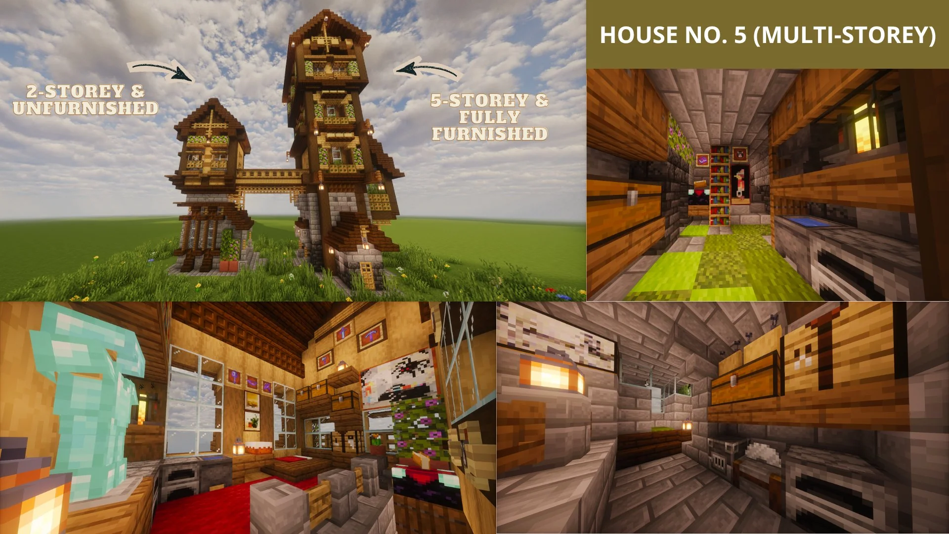 Houses Set/Collection (5 Houses) - Semi-Furnished - Image 7