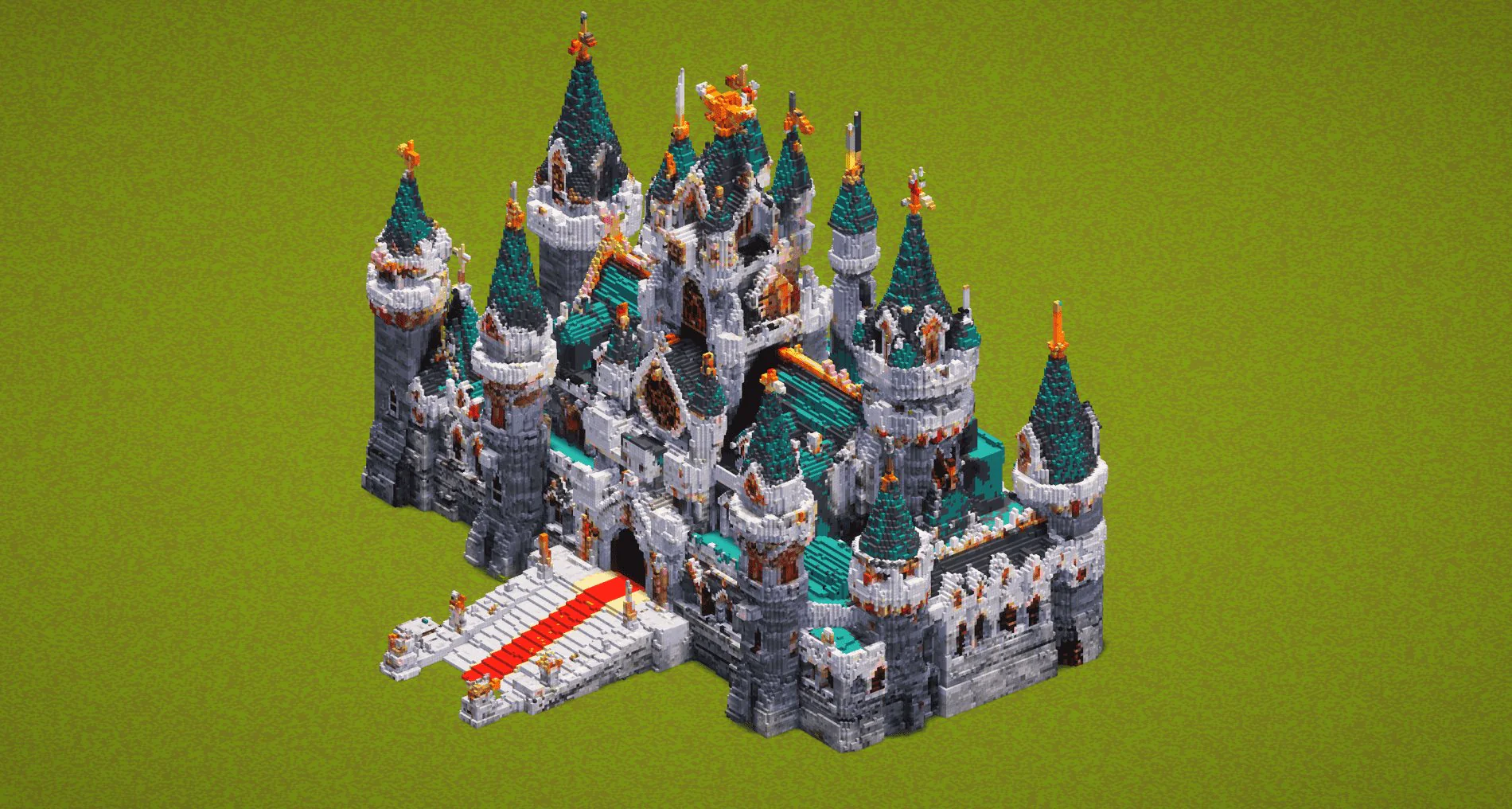 Huge Cyan Castle - Image 3