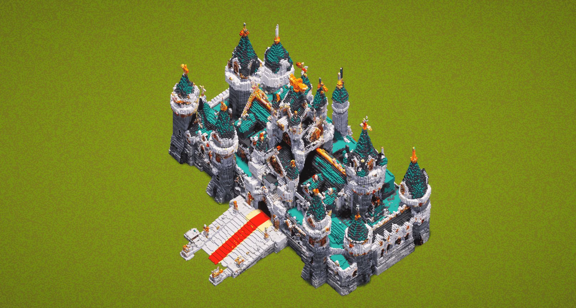Huge Cyan Castle - Image 4