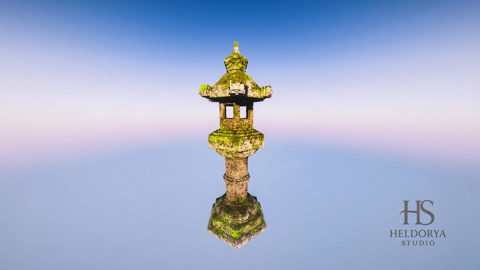 Japanese Toro Old Lantern | Monument | Statue | Memorial | Big | (schem & litematic) - Image 3