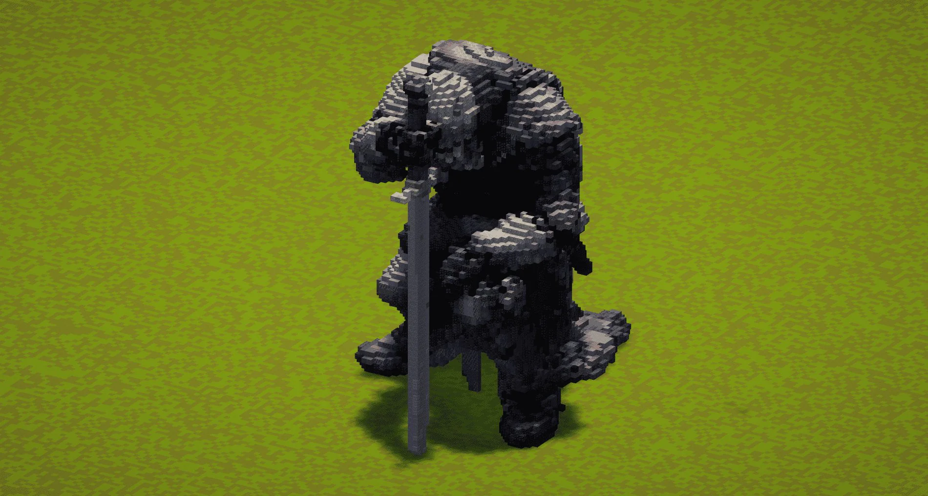 Kneeling Knight statue - Image 4