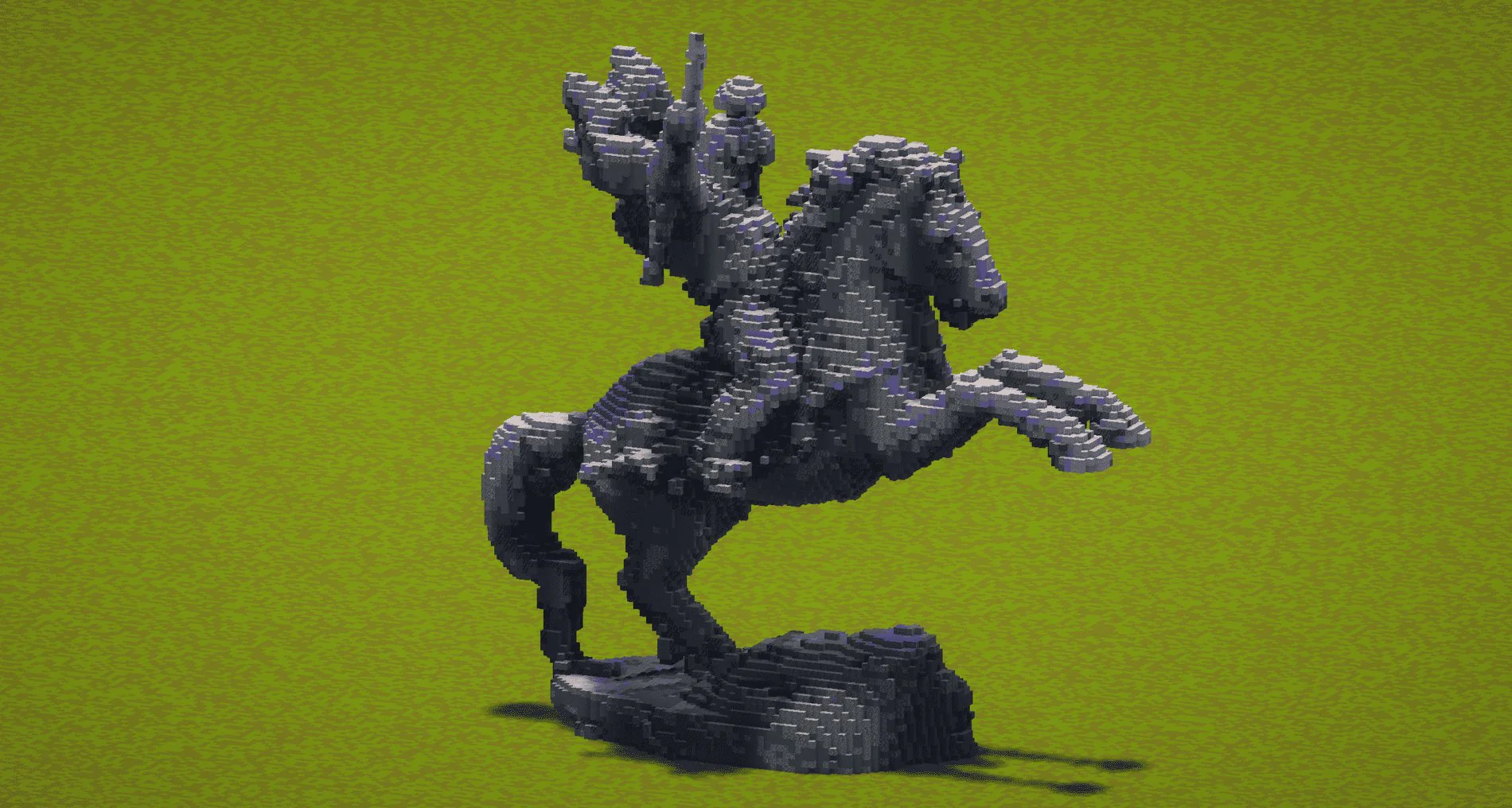 Knight on Horse statue - Image 2