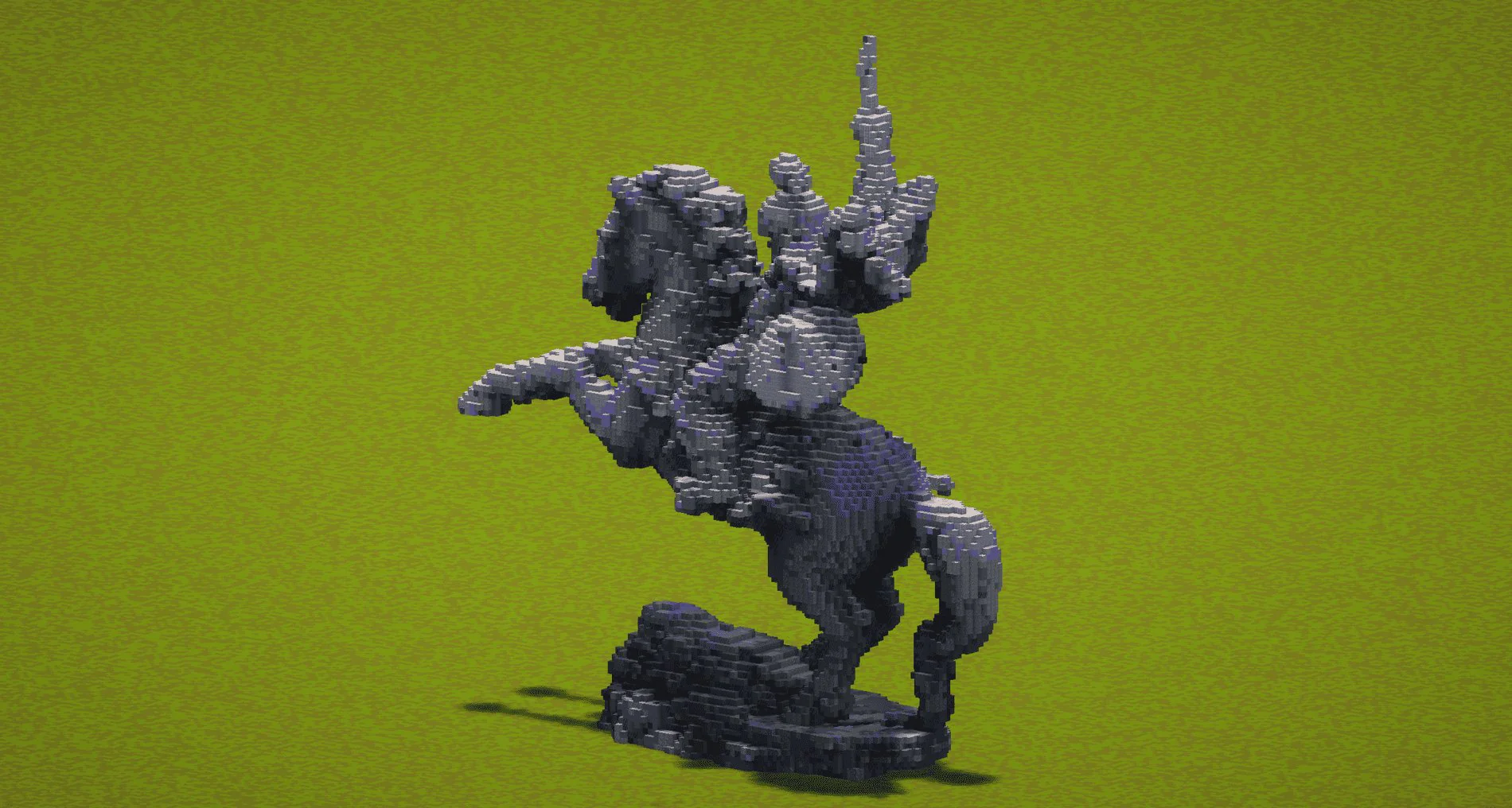 Knight on Horse statue - Image 3
