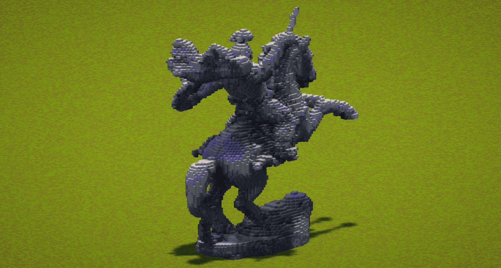 Knight on Horse statue - Image 4