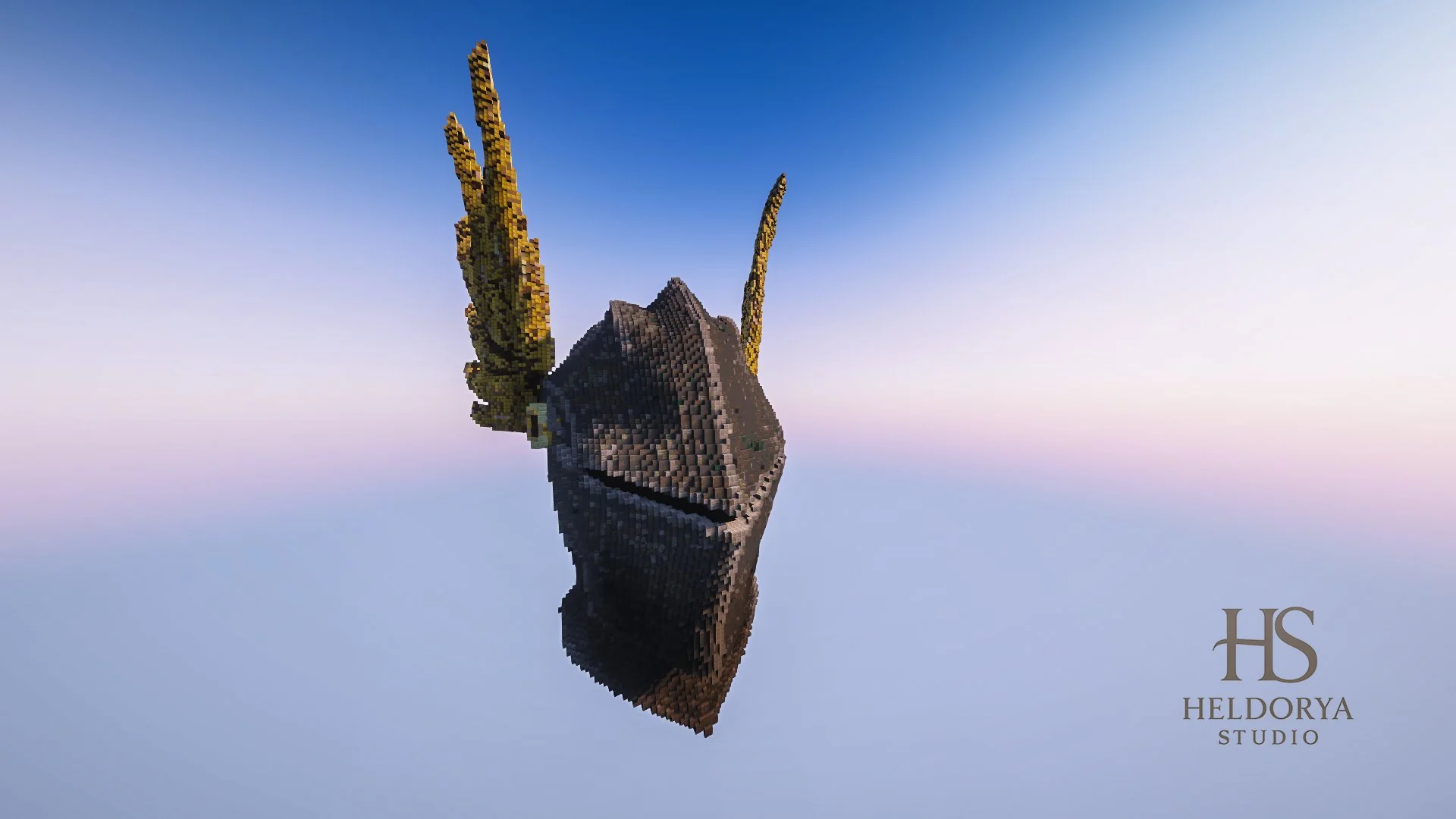 Knight's Helm Statue | Monument - Image 2