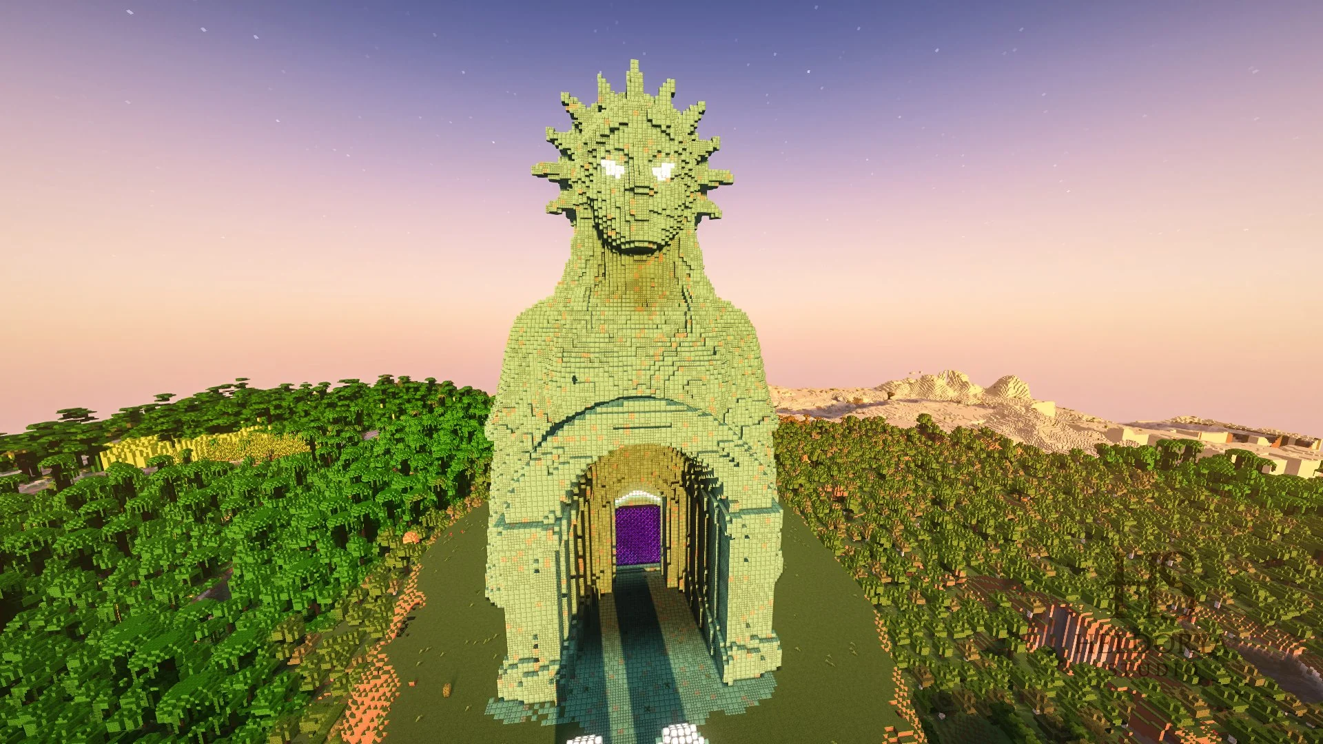 Liberty Statue Nether Portal - Litematic & Schematic - Image 3