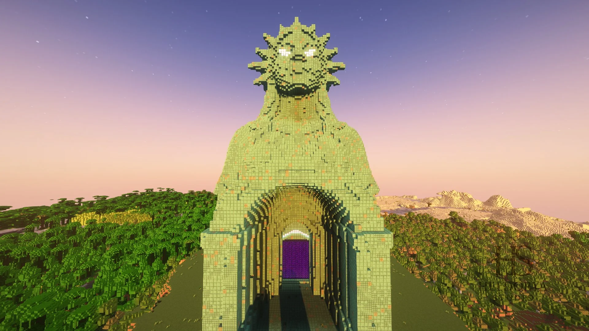 Liberty Statue Nether Portal - Litematic & Schematic - Image 4