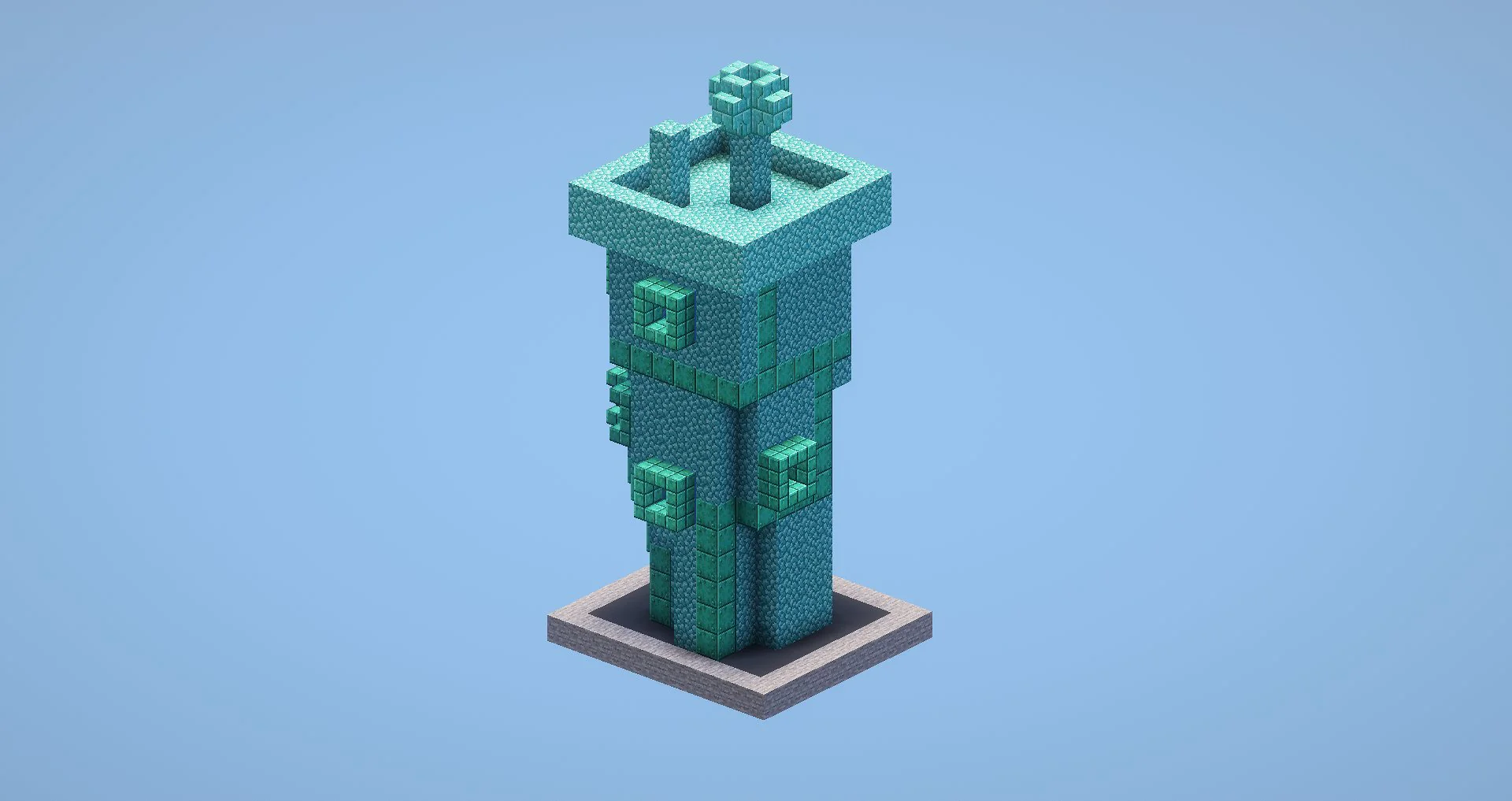 Light Blue Bikini Bottom House - Image 2