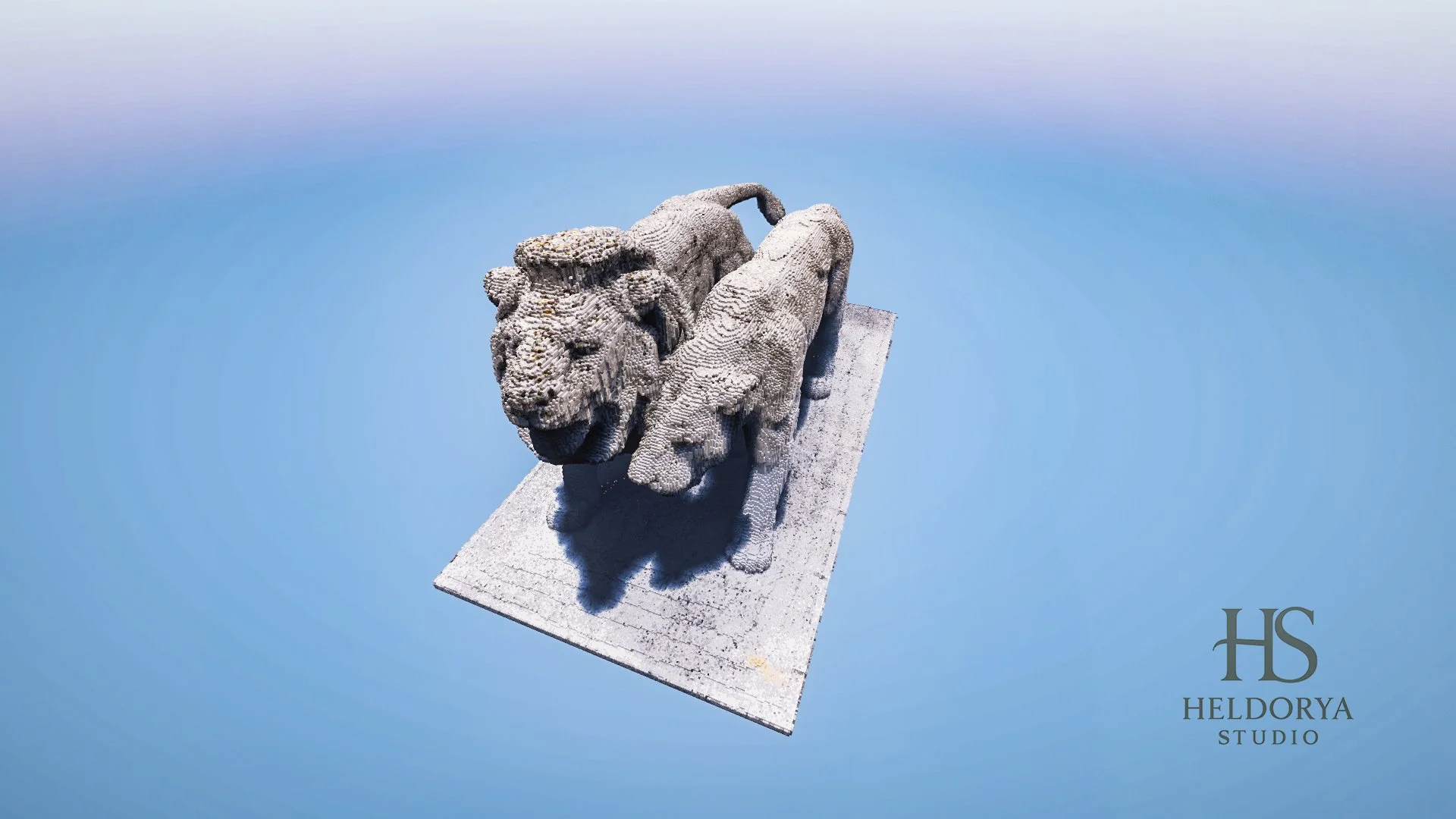 Lion and Lioness Realistic Statue | Sculpture - Image 2