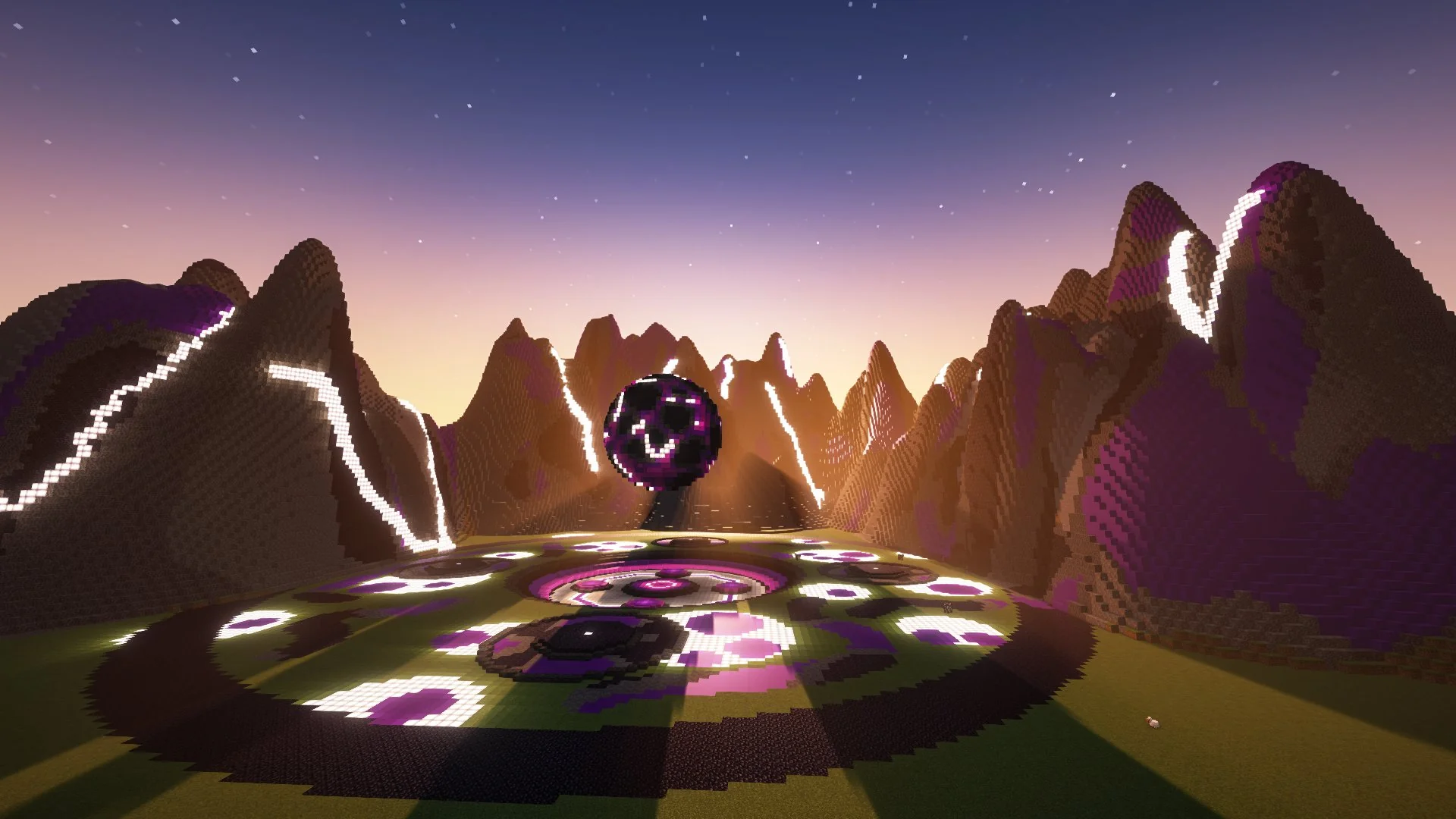 Massive Purple Themed Spawn Hib/ Lobby / Arena / Games Fully Map - Image 3