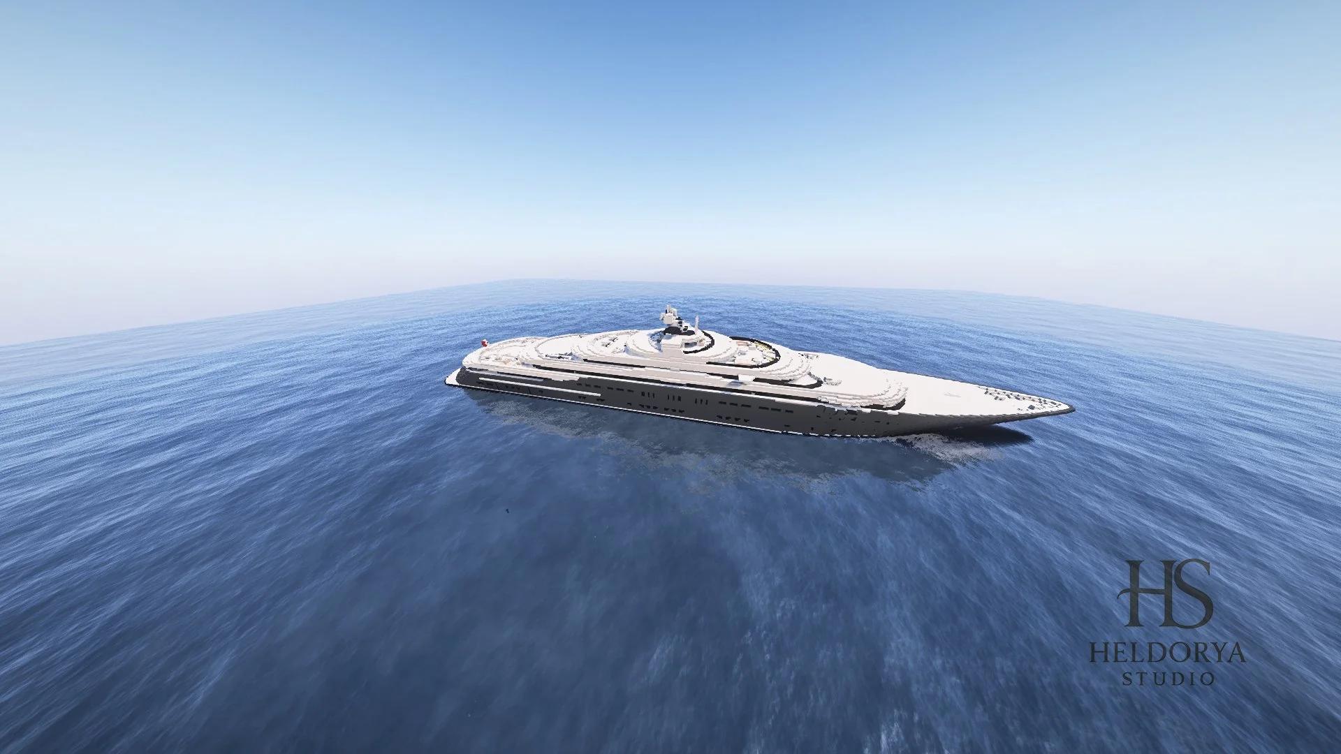 Mega Yacht - Detailed - Realistic - Image 2