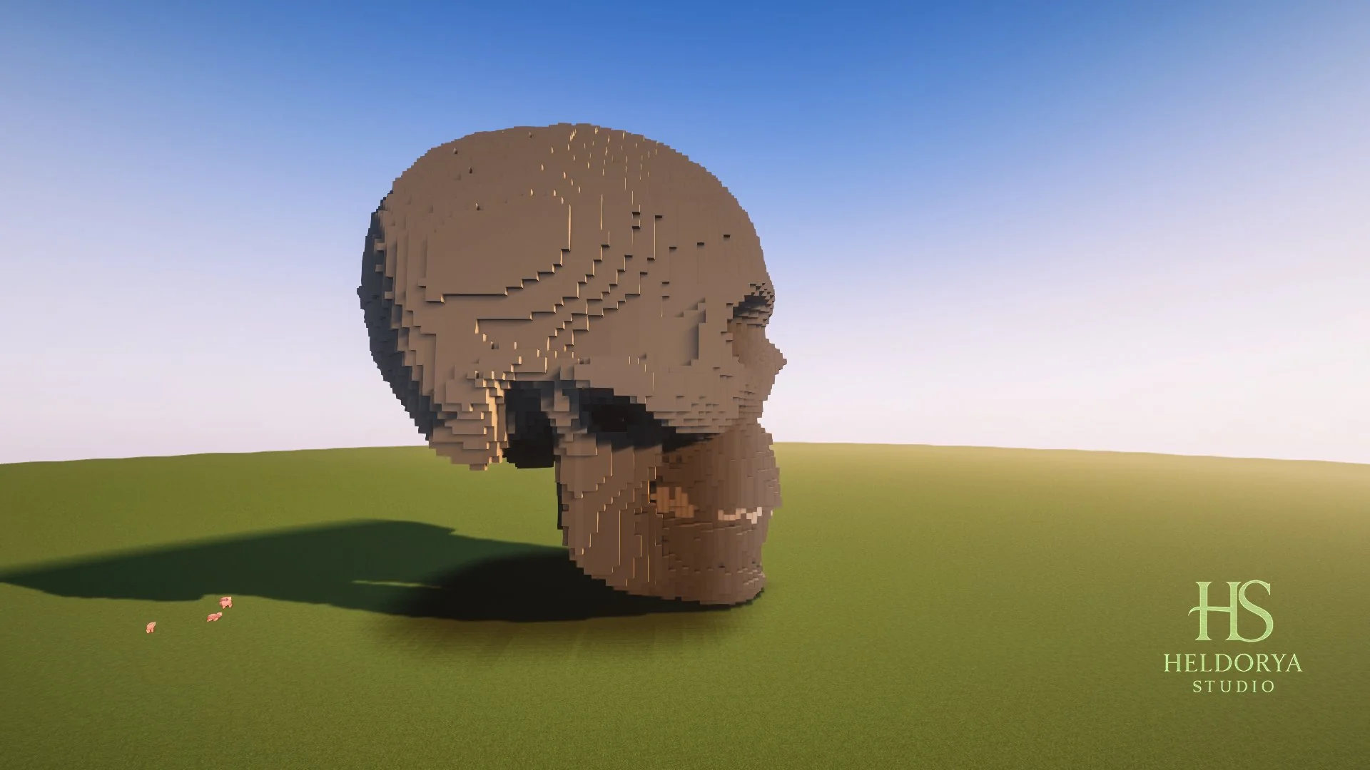 Minecraft Giant 3D Skull - Image 3
