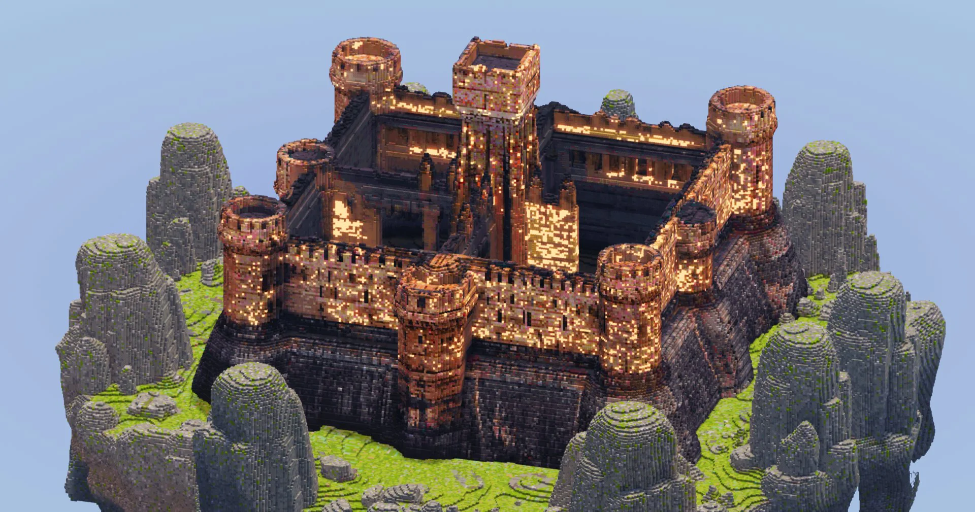 Minecraft Mountain Castle - Image 2