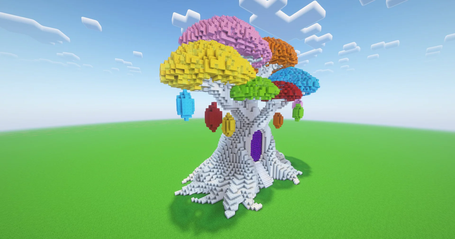 Minecraft Rainbow Bonsai Nether Portal - Image 2