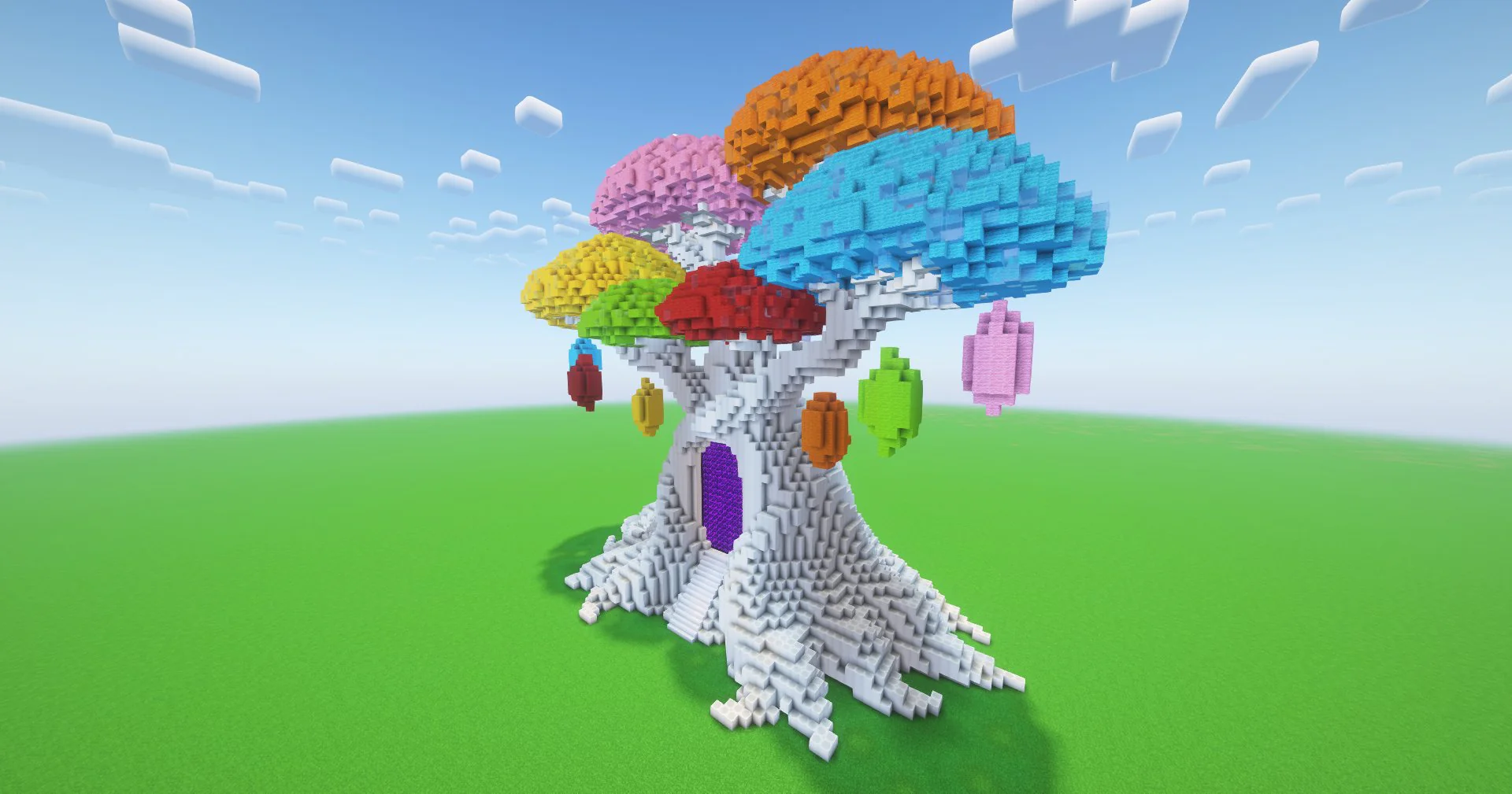 Minecraft Rainbow Bonsai Nether Portal - Image 3