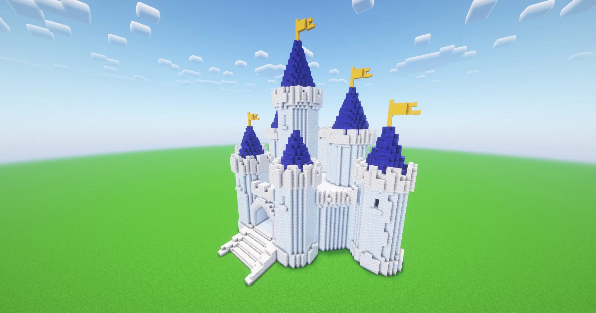 Minecraft Royal White Castle - Image 3