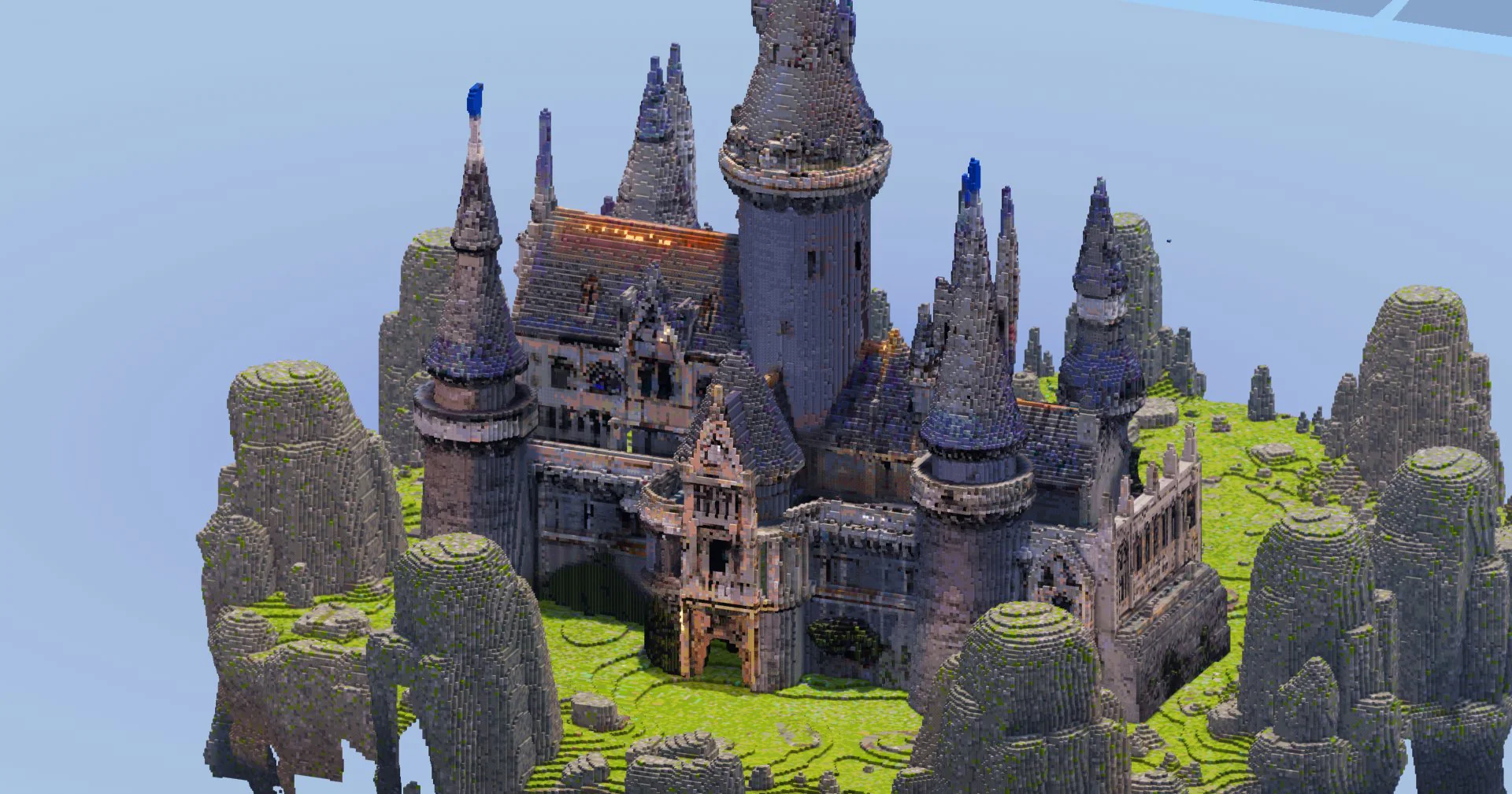 Minecraft White Castle - Image 2
