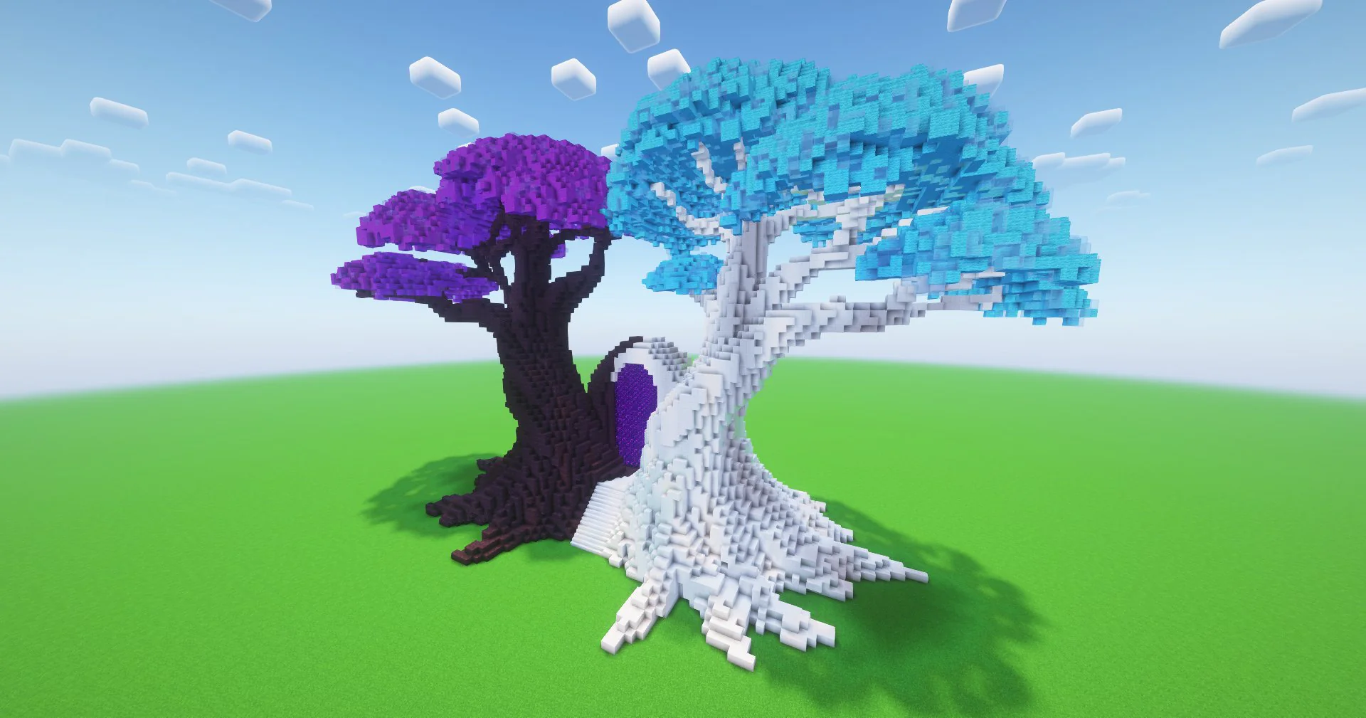 Minecraft Yin Yang Bonsai Nether Portal - Image 3