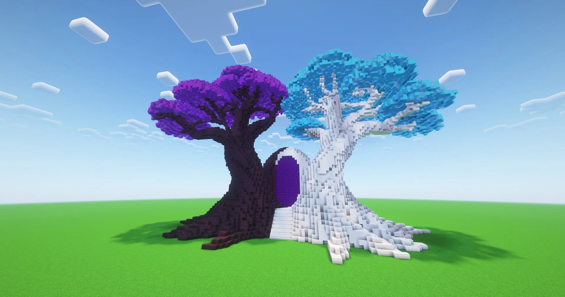 Minecraft Yin Yang Bonsai Nether Portal - Image 4