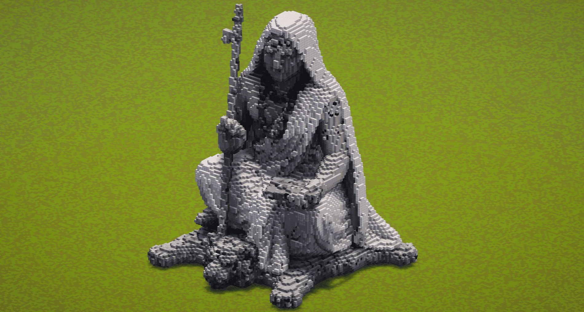 Monk Statue - Image 2