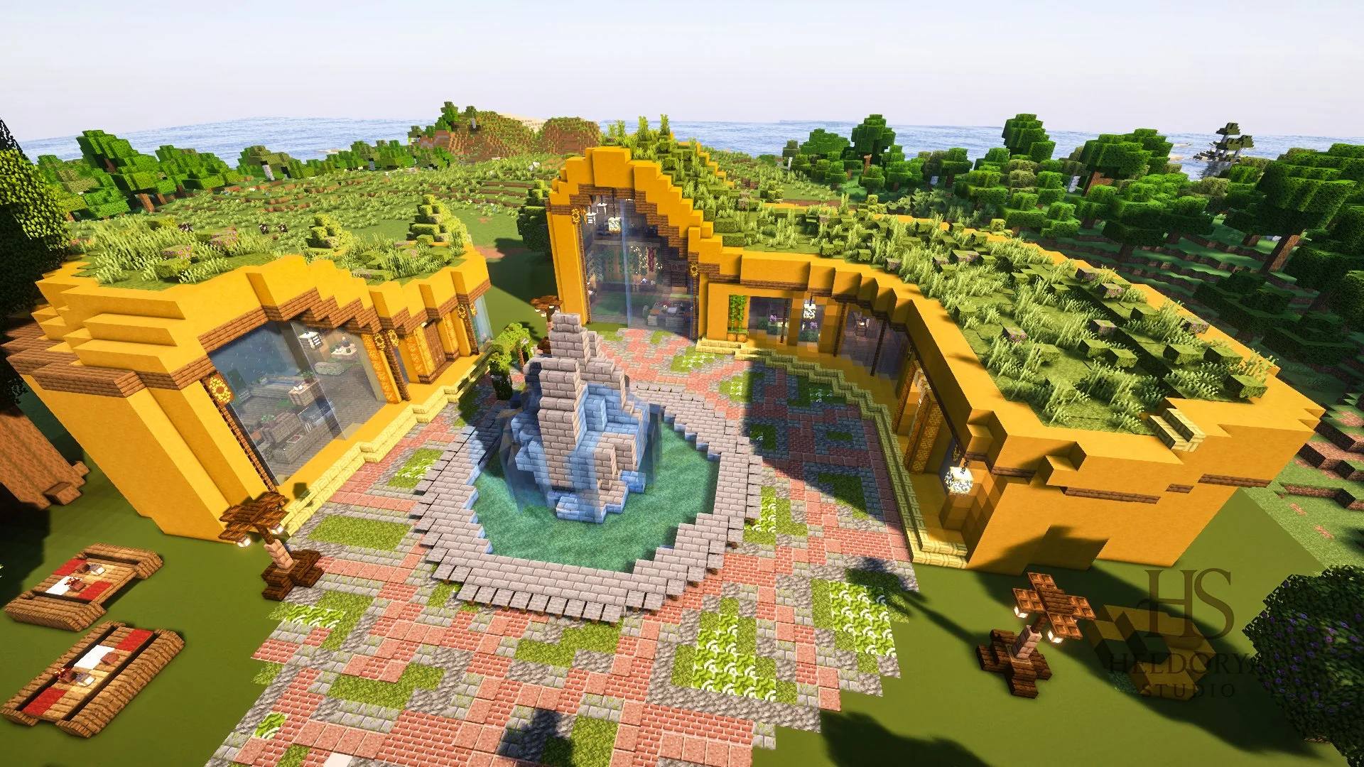Natural Twin Houses - Modern Nature Build - Fully Interior Map - Image 3
