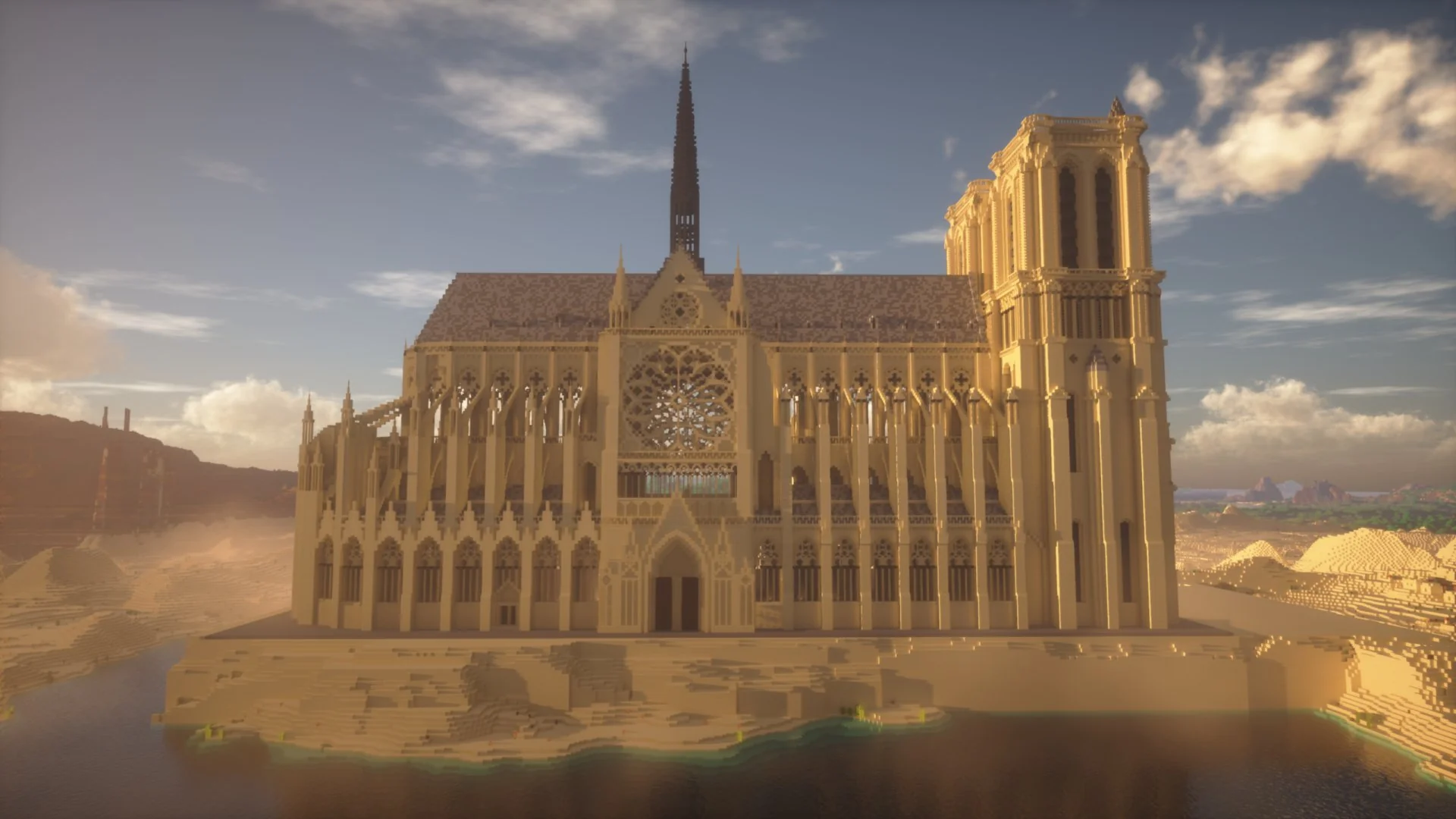 Notre-Dame de Paris Schematic | Survival Buildable | Stone Base - Image 4