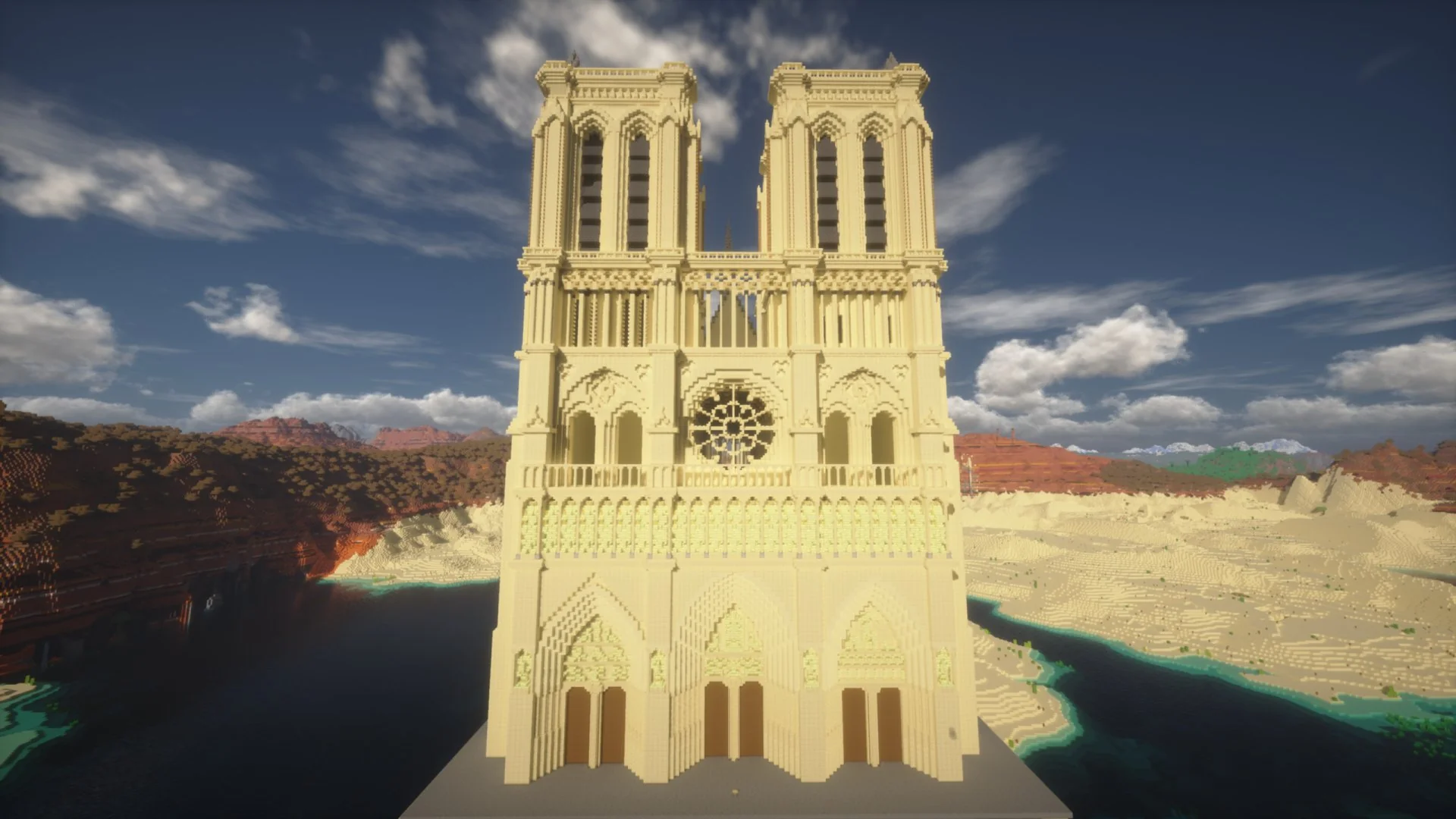 Notre-Dame de Paris Schematic | Survival Buildable | Stone Base - Image 6
