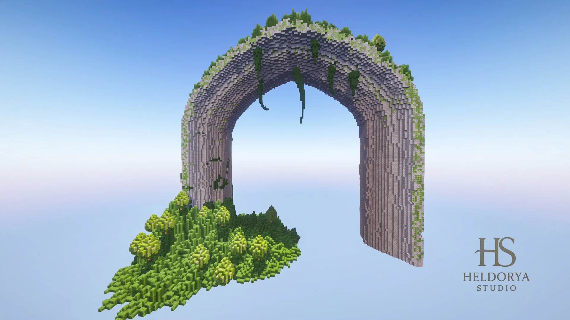 Overgrown Natural Arch (004) - Schematic File - Image 2