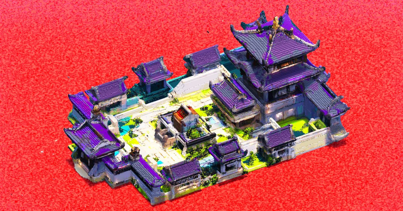 Purple Japanese Castle - Image 2