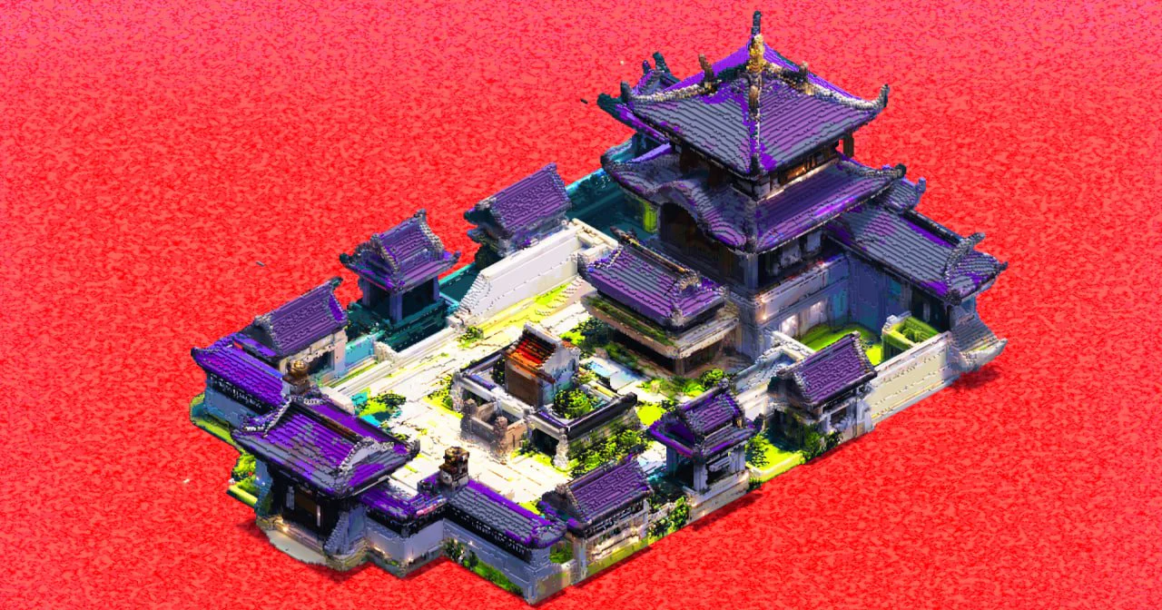 Purple Japanese Castle - Image 3