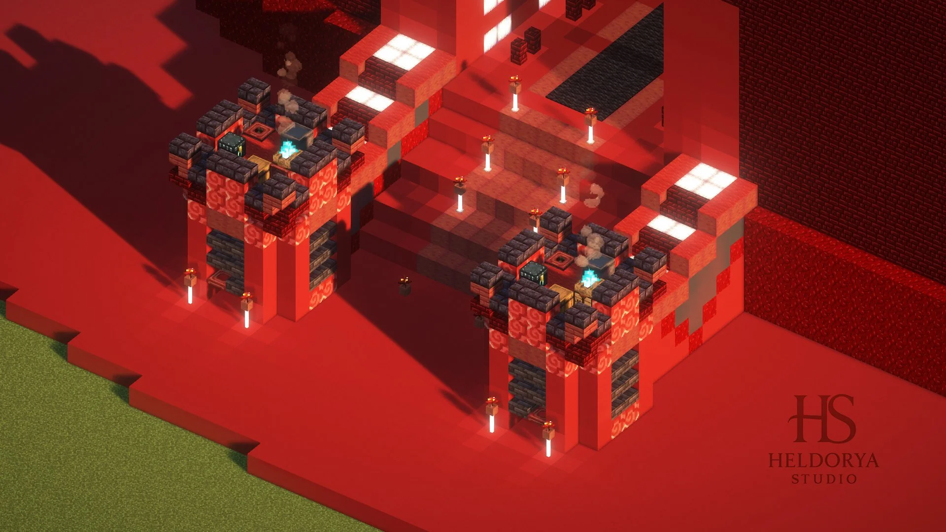 PvP Circular Arena - Spawn _ Crimson/Dark Themed - Image 3