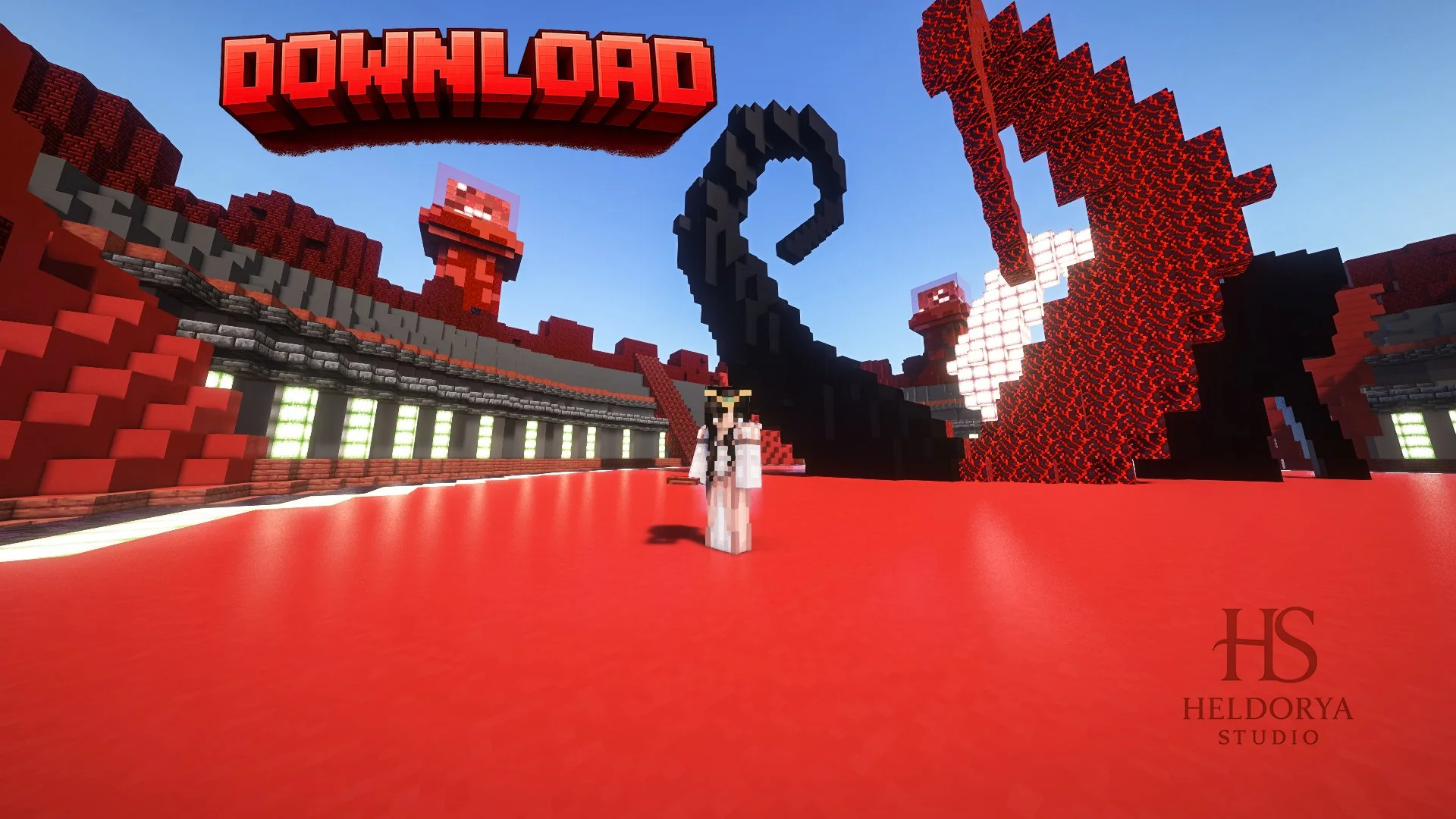 PvP Circular Arena - Spawn _ Crimson/Dark Themed - Image 4