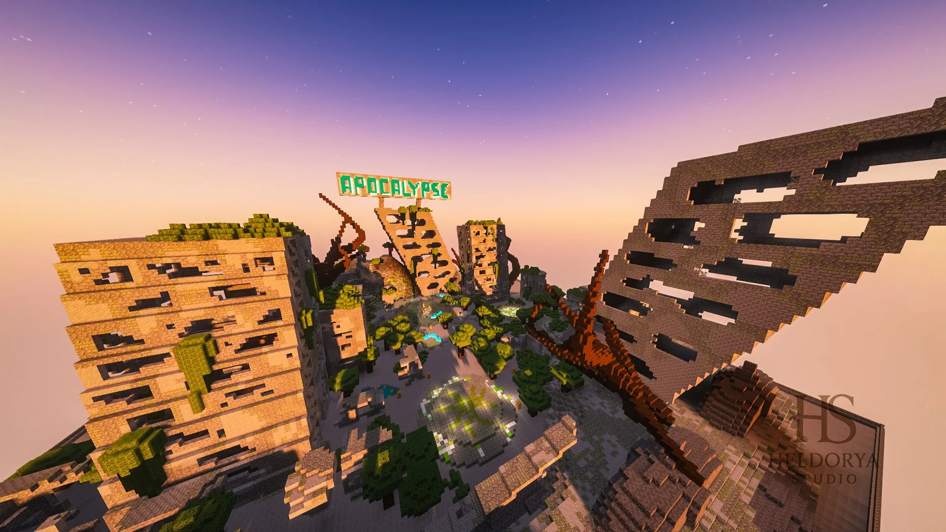 PvP / Spawn 200x200 - Post Apocalyptic City - Image 10