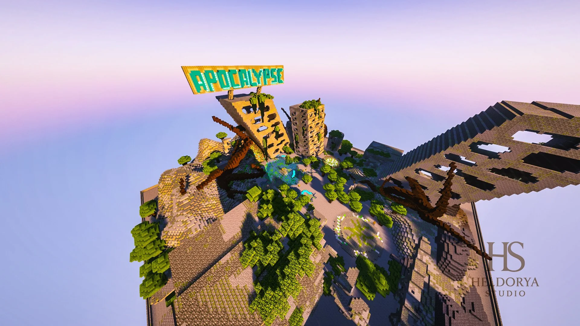 PvP / Spawn 200x200 - Post Apocalyptic City - Image 2