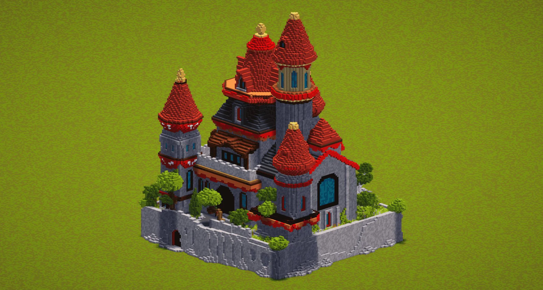 Red Fantasy Castle - Image 2