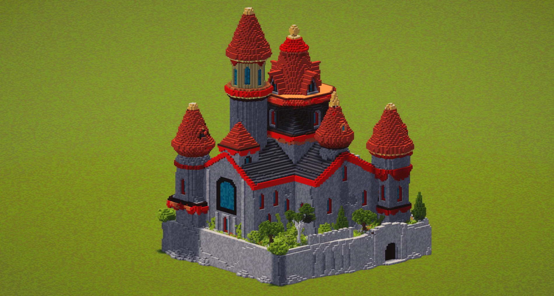 Red Fantasy Castle - Image 3