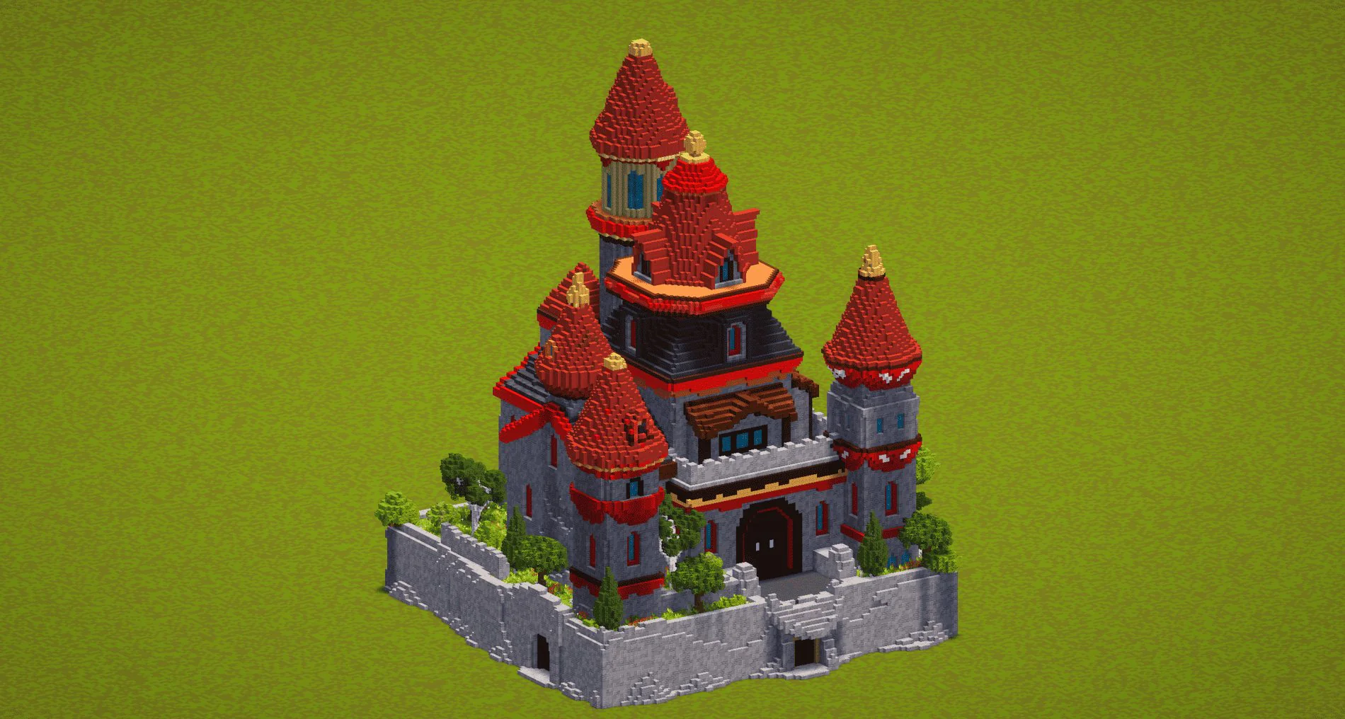 Red Fantasy Castle - Image 4