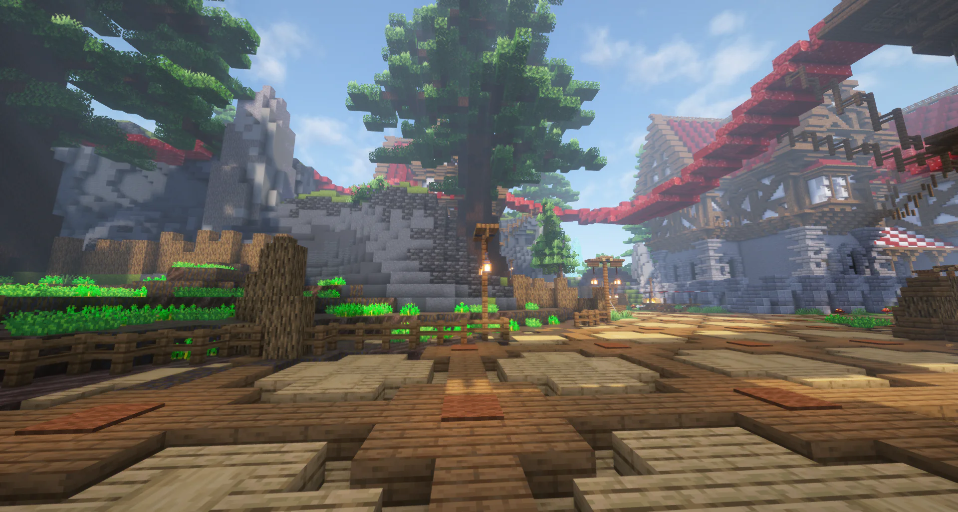 Red Medieval Island Castle + Village 451x451 Island - Image 5