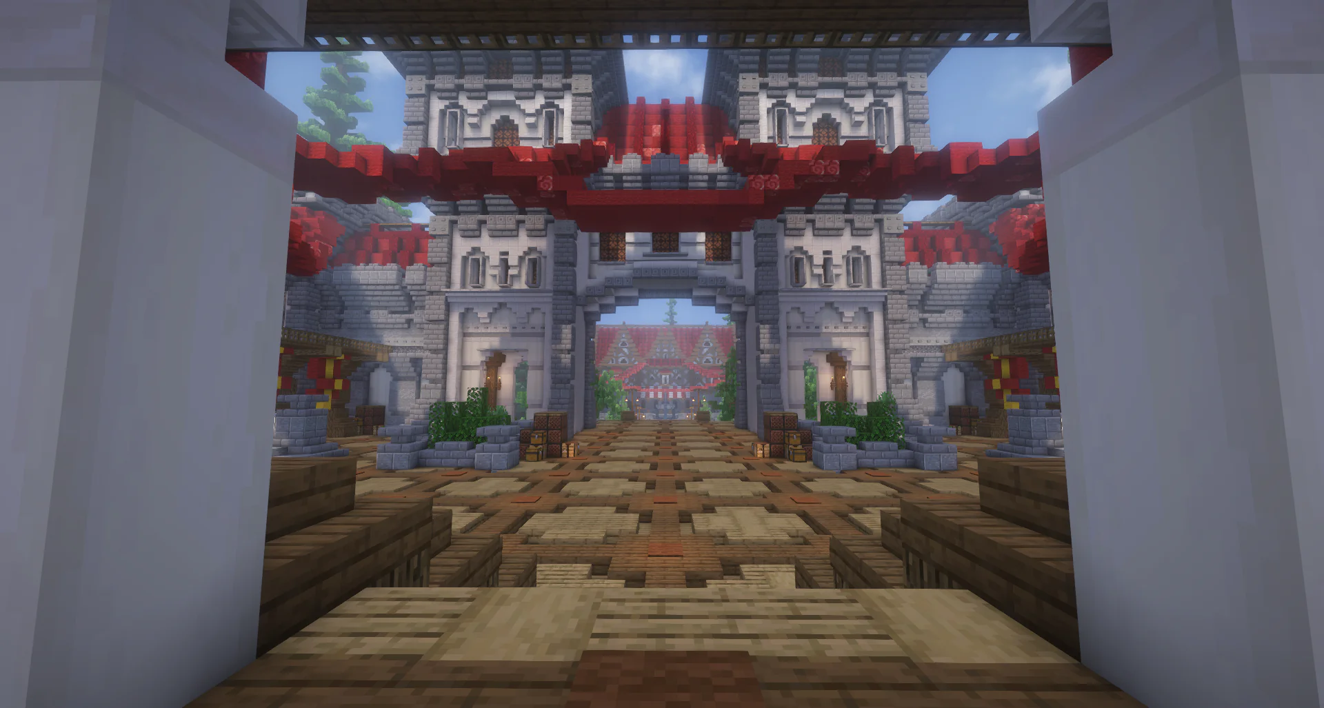 Red Medieval Island Castle + Village 451x451 Island - Image 7