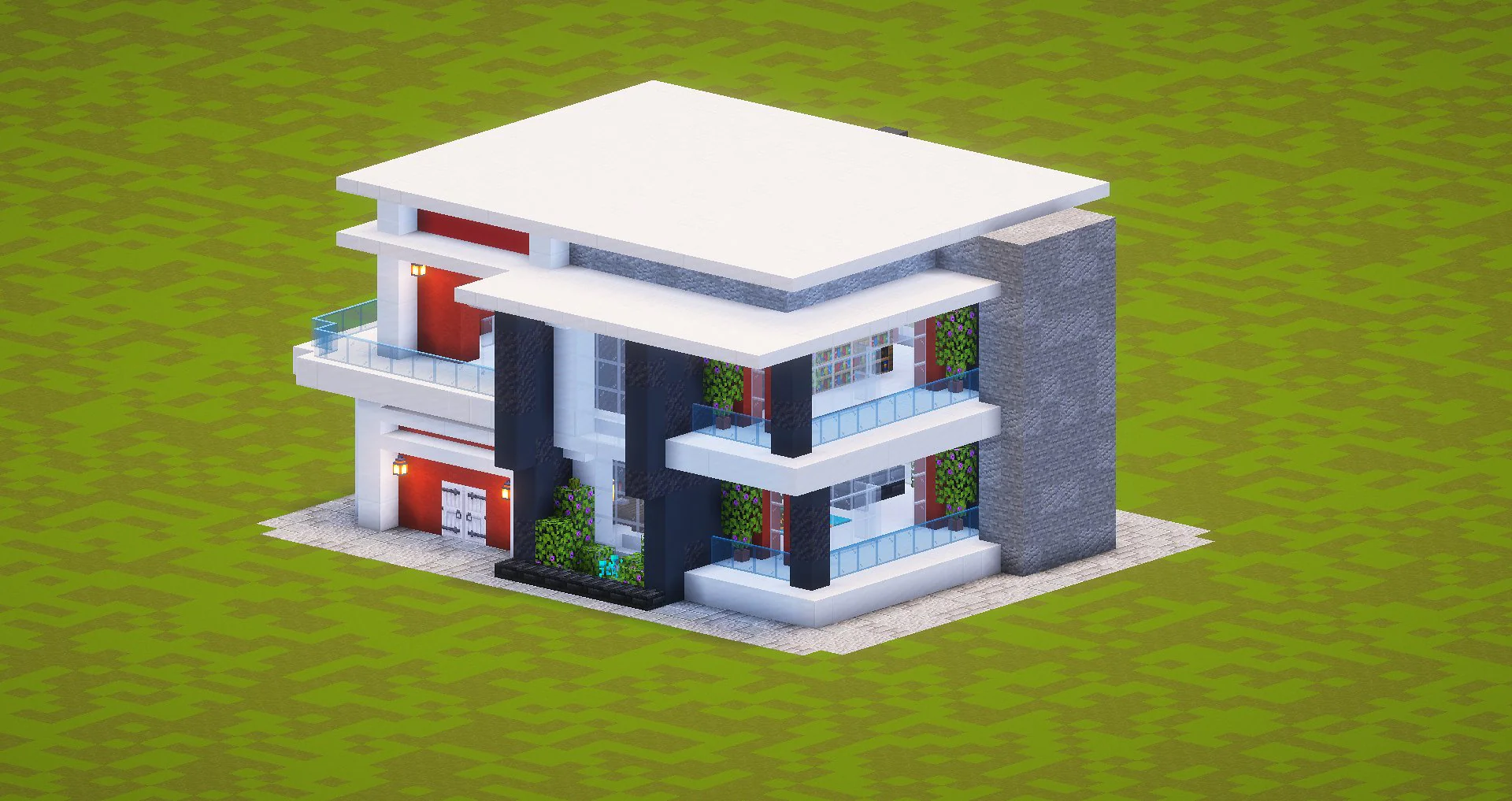 Red Modern House - Image 2