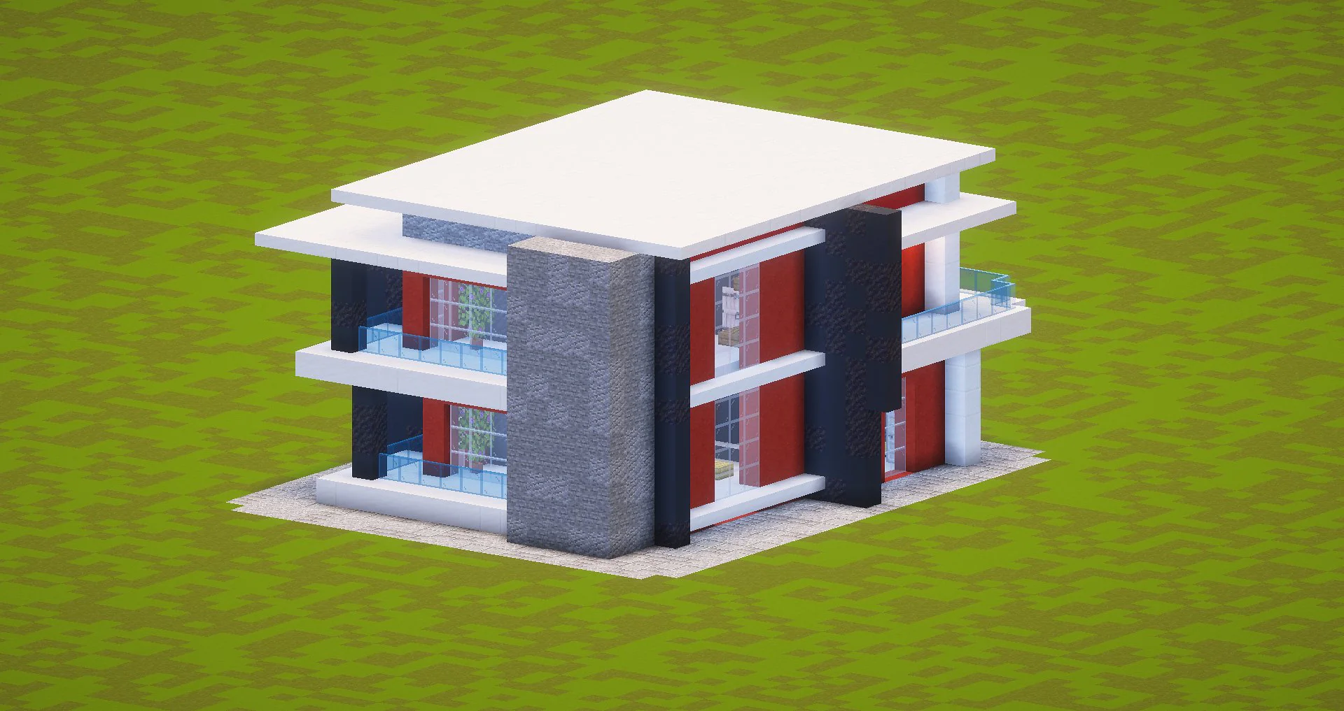 Red Modern House - Image 3